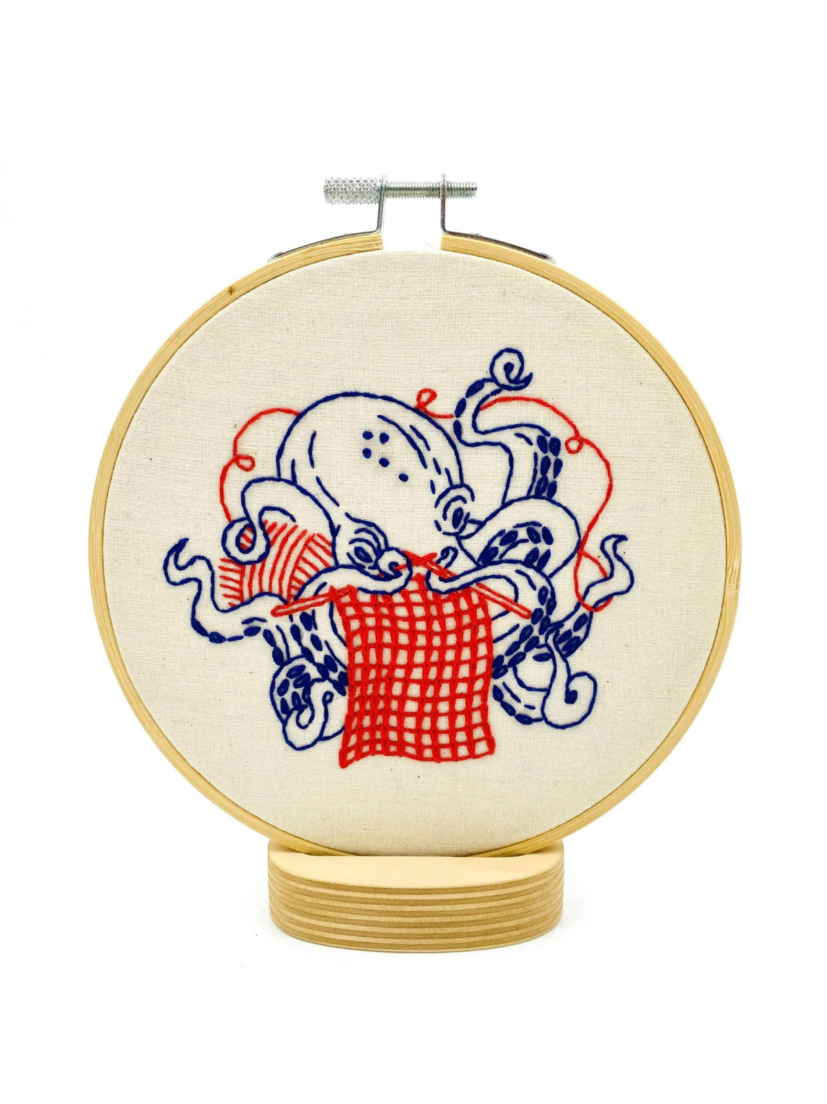 Hook Line & Tinker Canada - Octopus Knitting Complete Embroidery Kit
