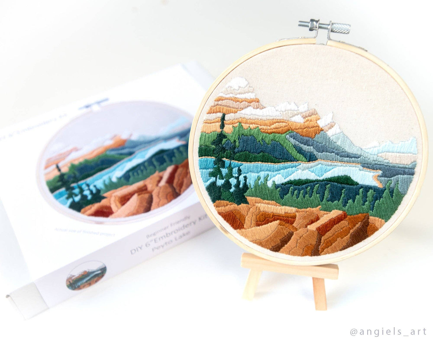 Angiels Art Peyto Lake DIY Embroidery Kit