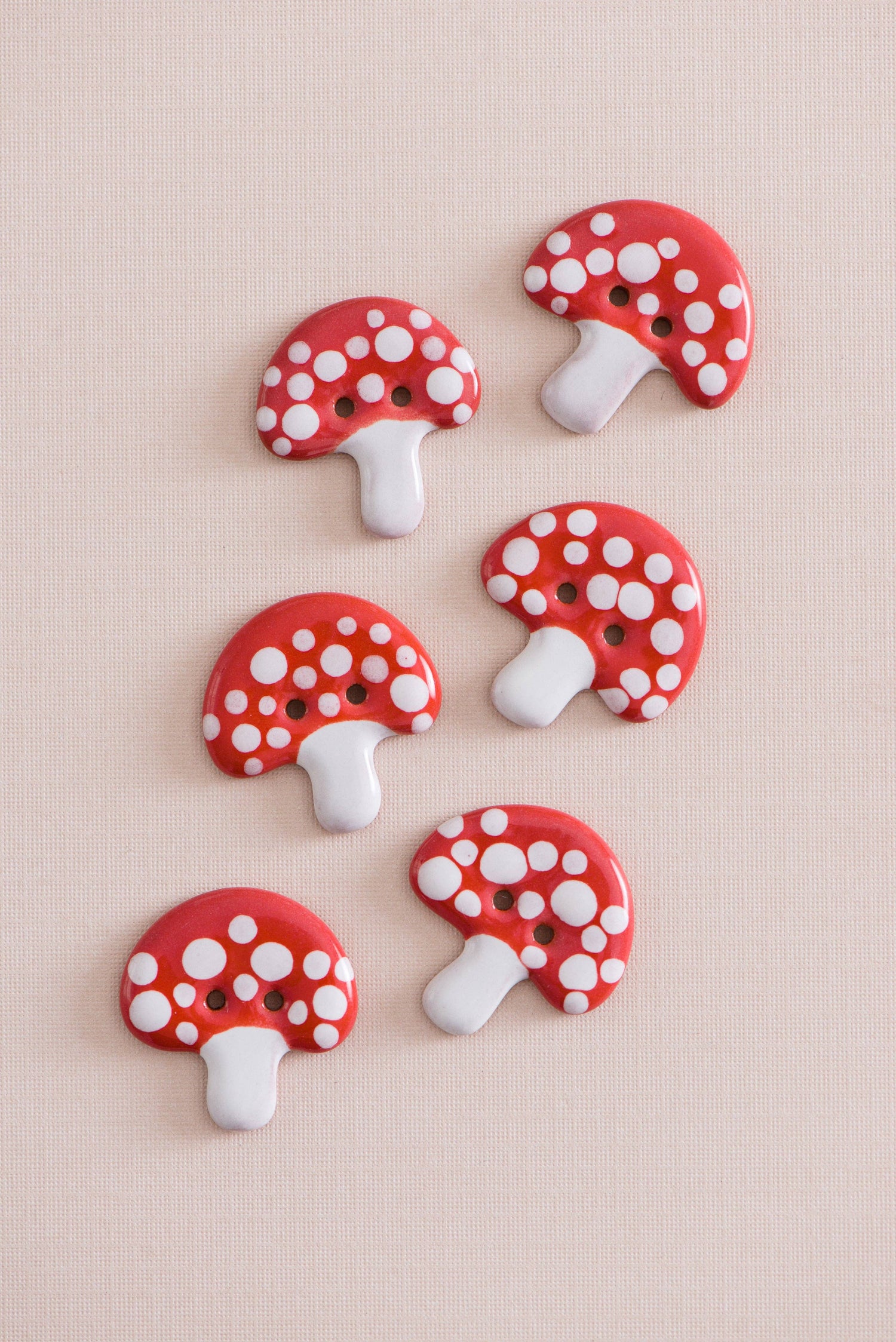 Quince & Co. - Amanita mushroom buttons