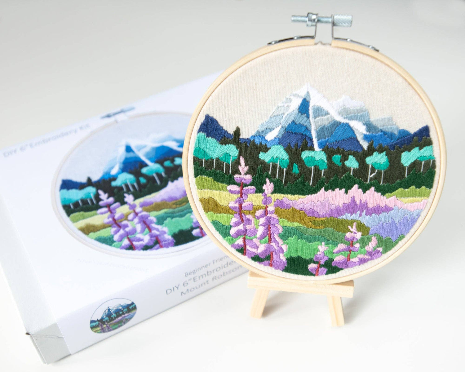 Angiels Art Mount Robson DIY Embroidery Kit