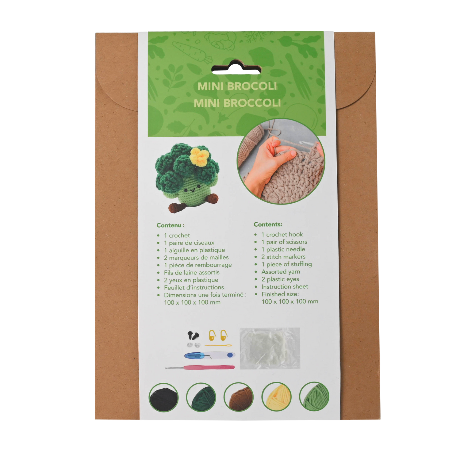 Pierre Belvedere - MINI BROCOLI BUDDY DIY CROCHET KIT