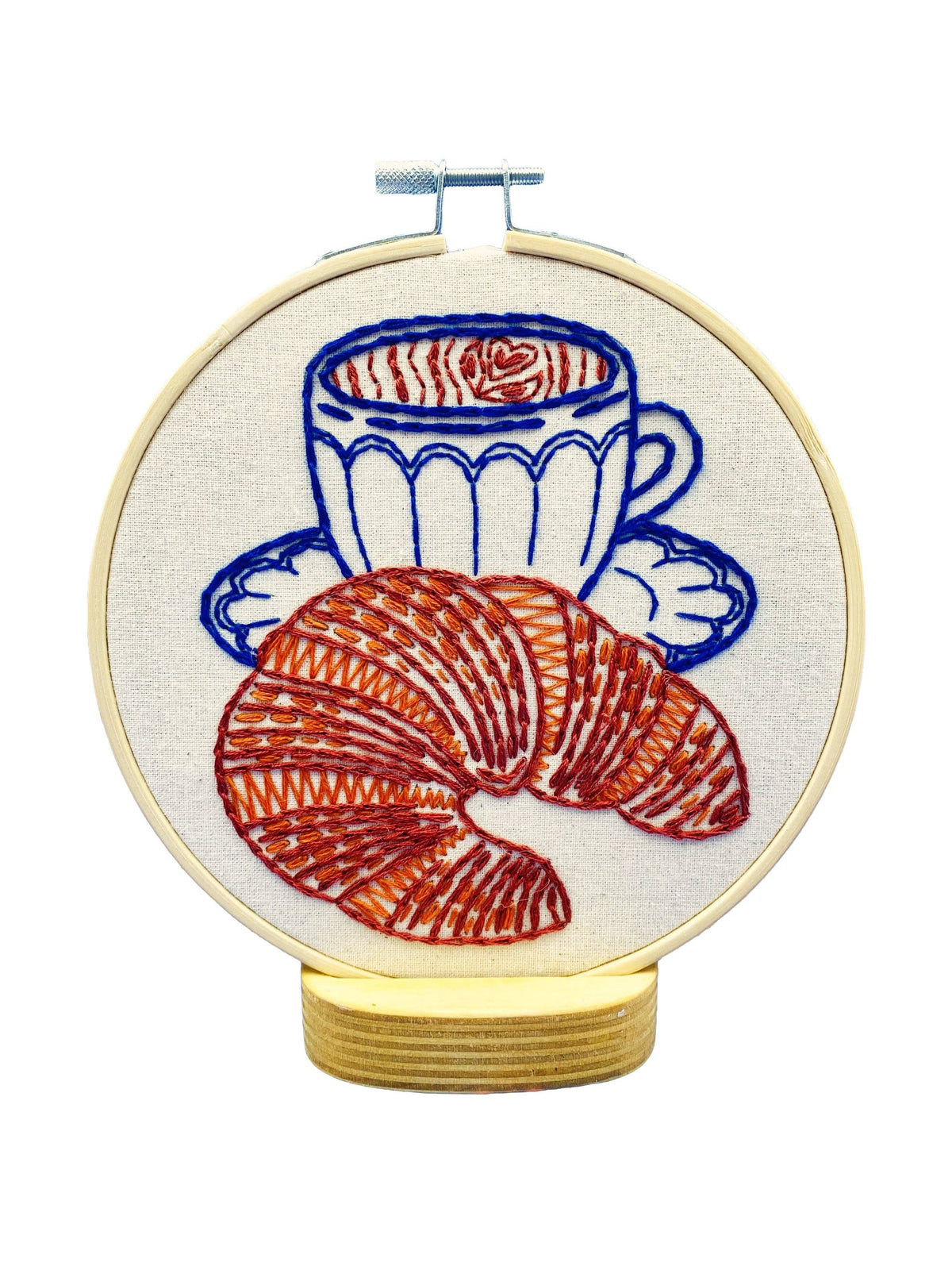 Hook Line & Tinker Canada - Croissant Complete Embroidery Kit