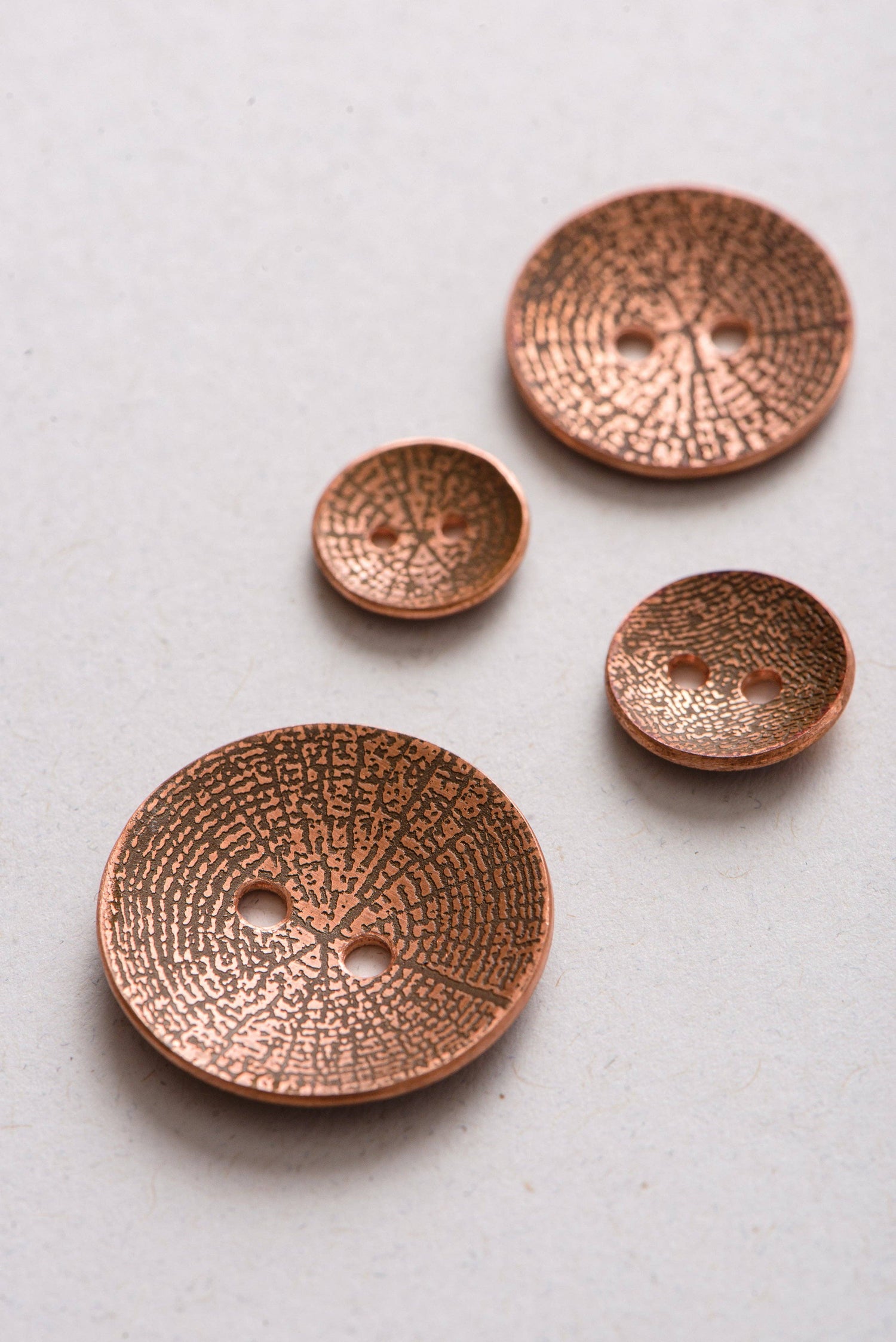 Quince & Co. - Woodgrain Copper Buttons