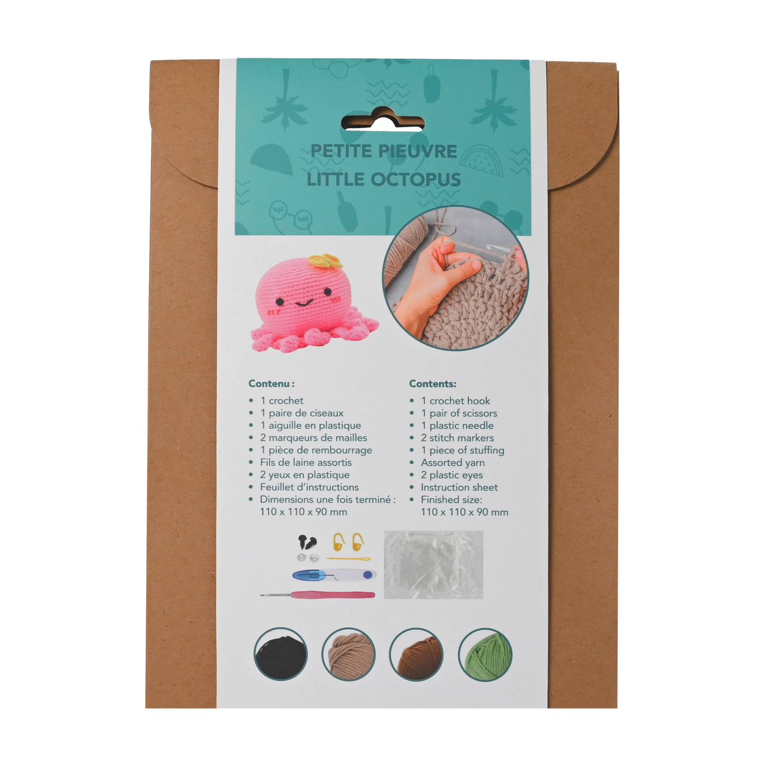 Pierre Belvedere - LITTLE OCTOPUS DIY CROCHET KIT