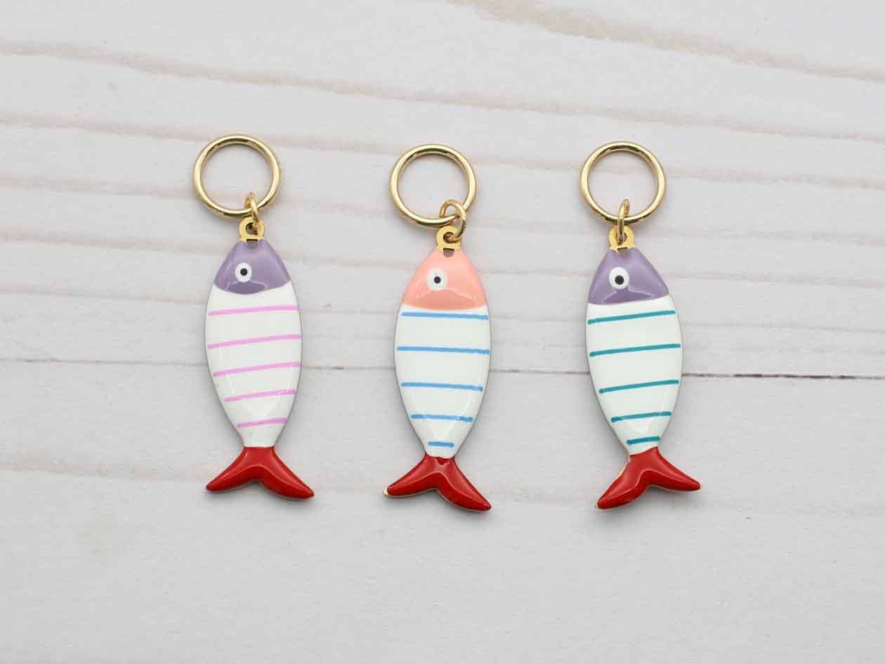 Fox & Pine Stitches - Little Fishies | Stitch Markers