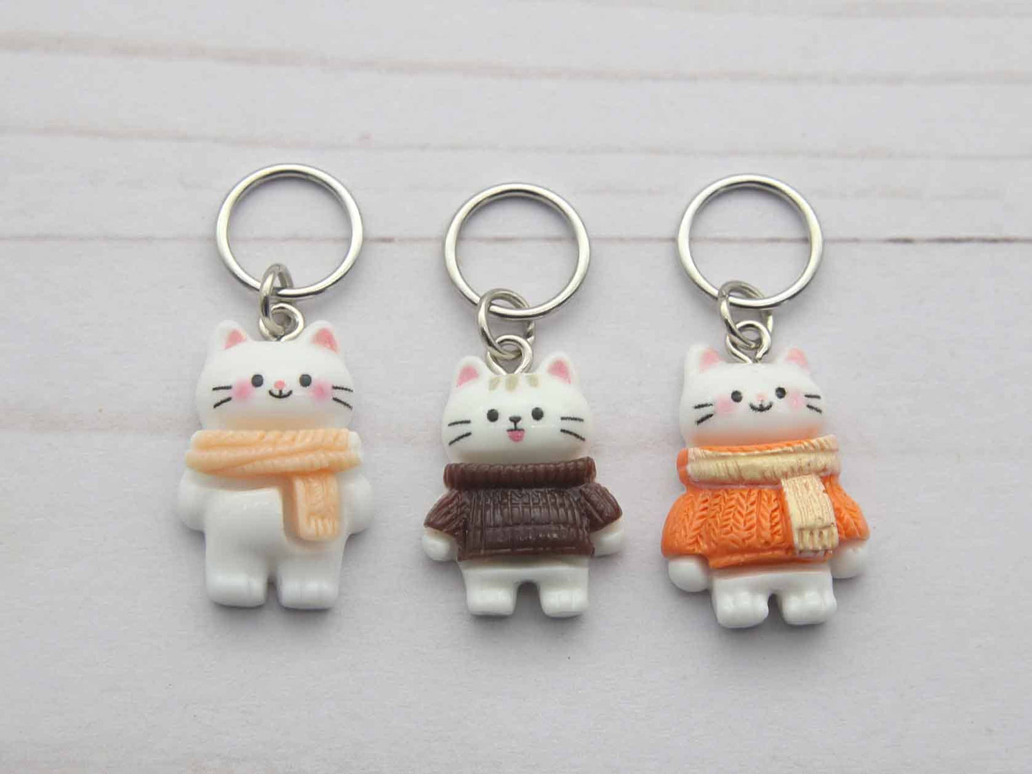 Fox & Pine Stitches - Cozy Cat | Stitch Markers