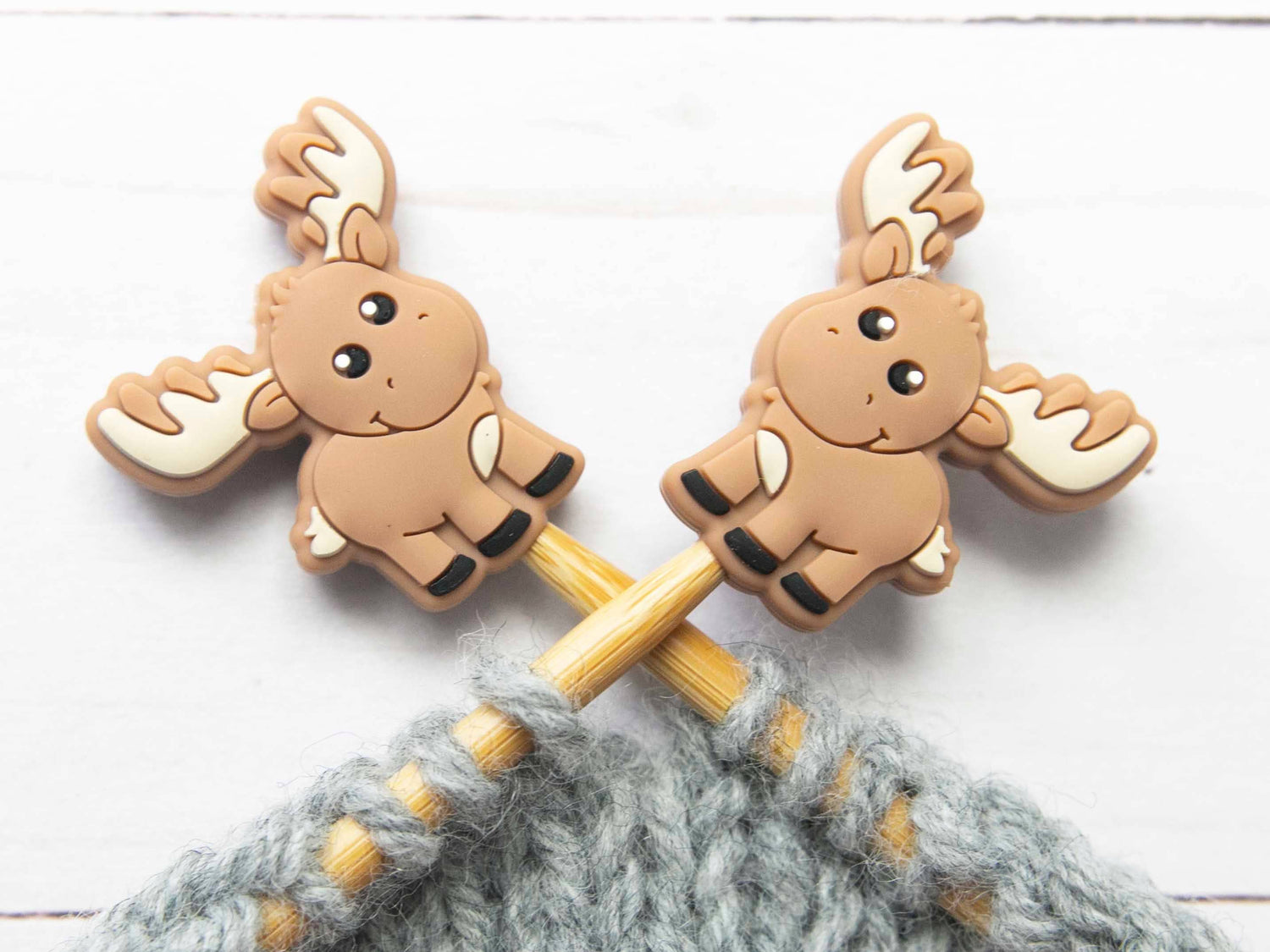 Fox & Pine Stitches Moose Stitch Stoppers