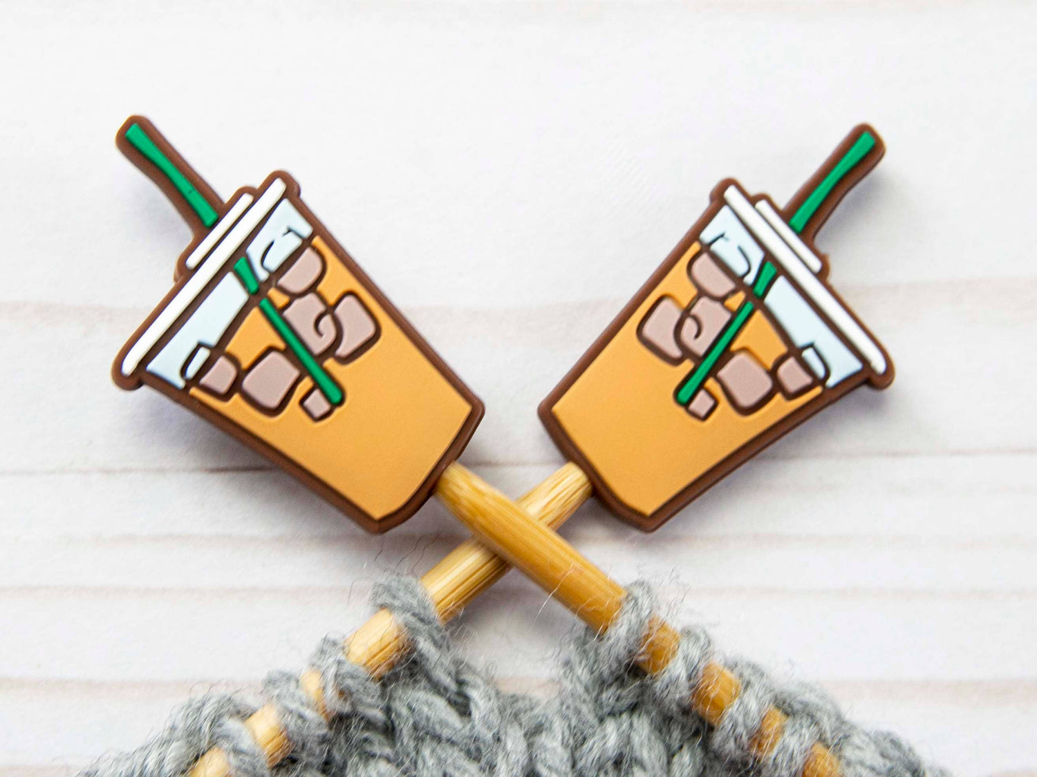 Fox & Pine Stitches Iced Coffee Stitch Stoppers