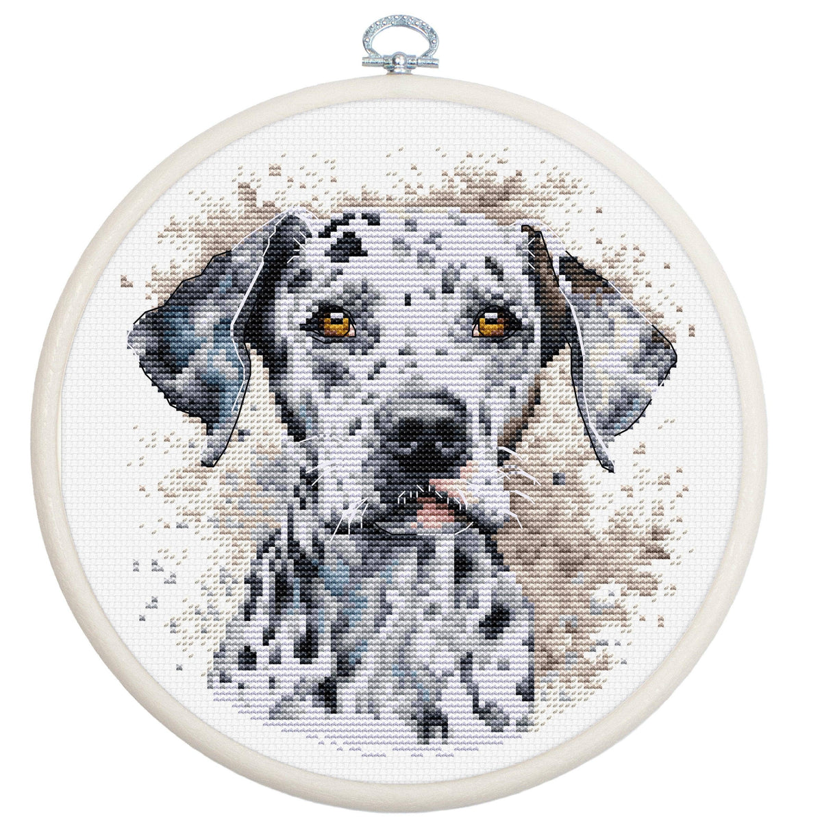 Luca-S Group - Cross Stitch Kit with Hoop Included Luca-S - The Dalmatian, BC208