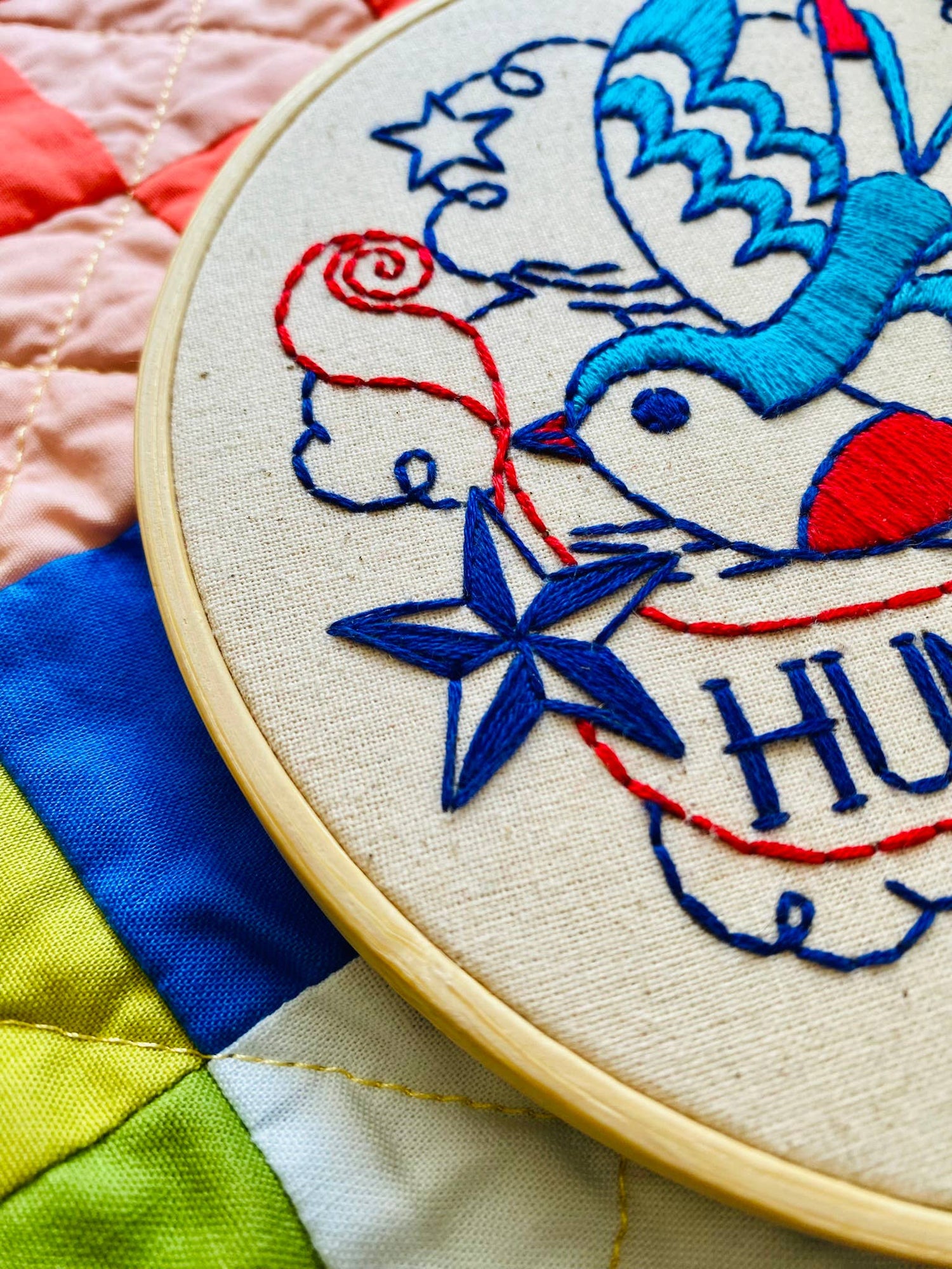 Hook, Line & Tinker Hunky Dory Embroidery Kit