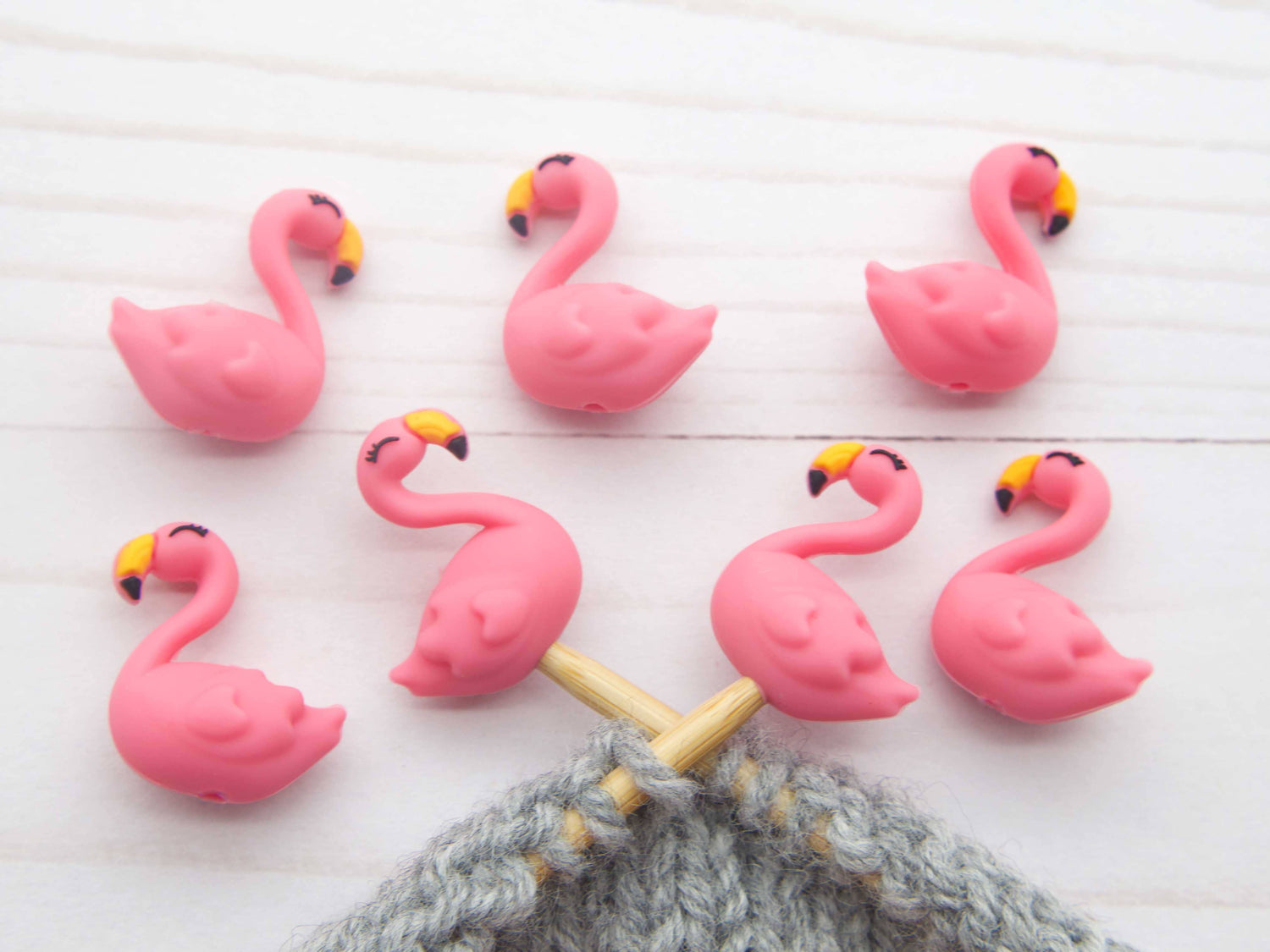 Fox & Pine Stitches Little Flamingo Stitch Stoppers