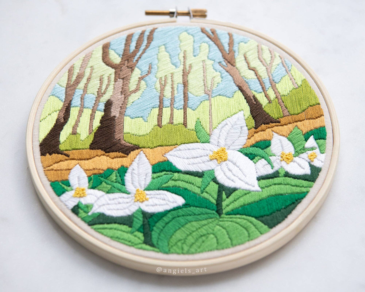 Angiels Art - Trillium DIY Embroidery Kit