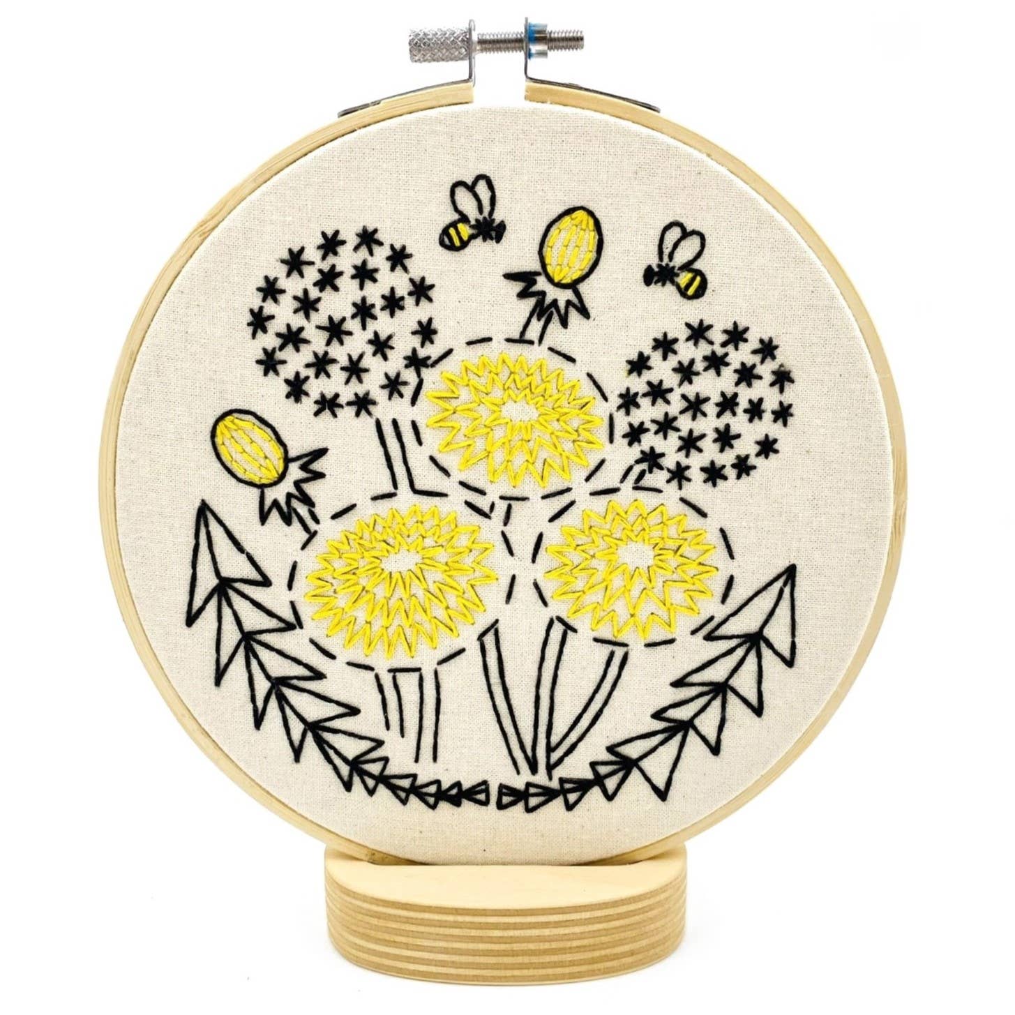 Hook, Line & Tinker Dandelion Embroidery Kit