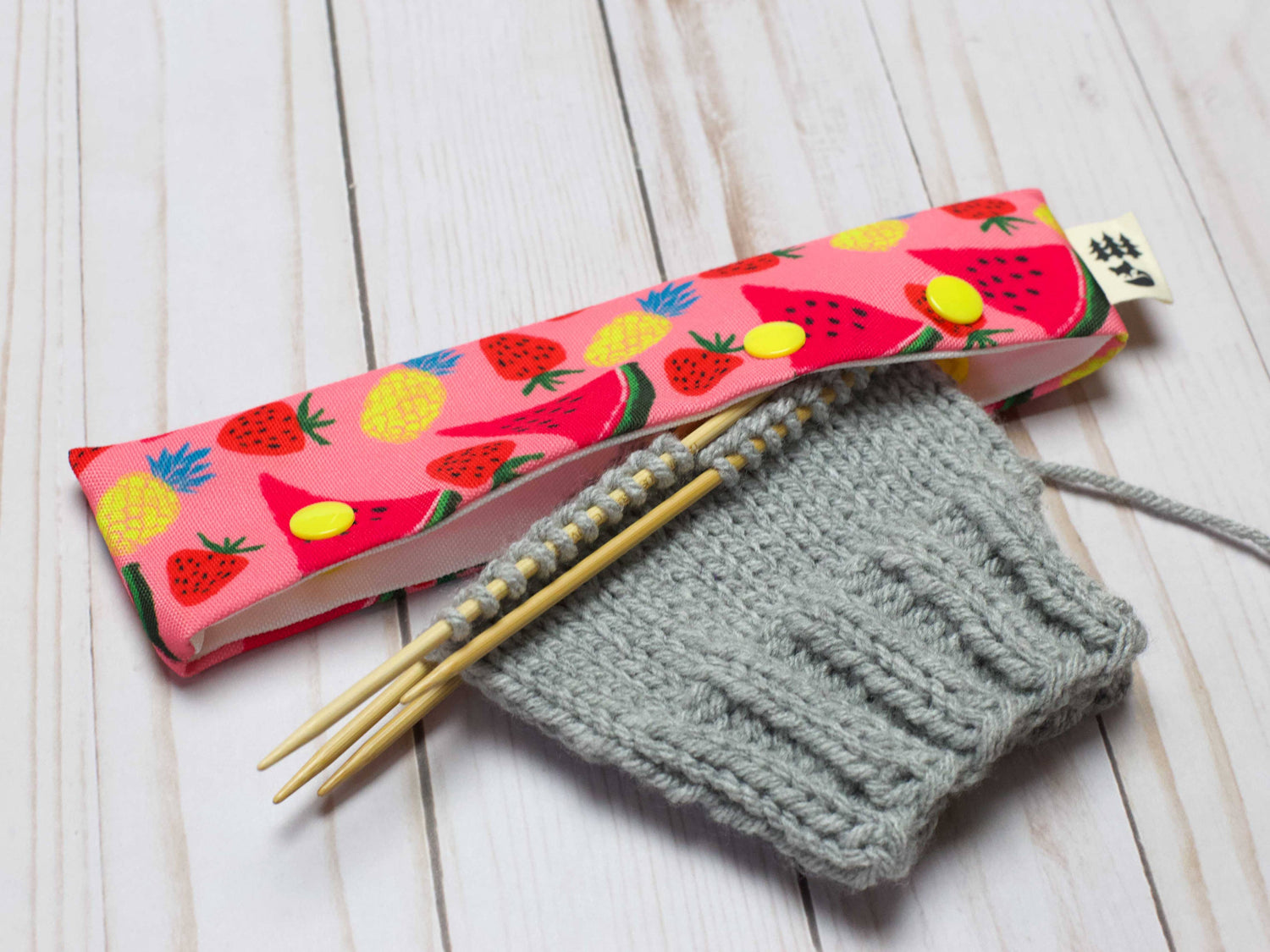 Fox & Pine Stitches Wild Watermelon DPN Holder