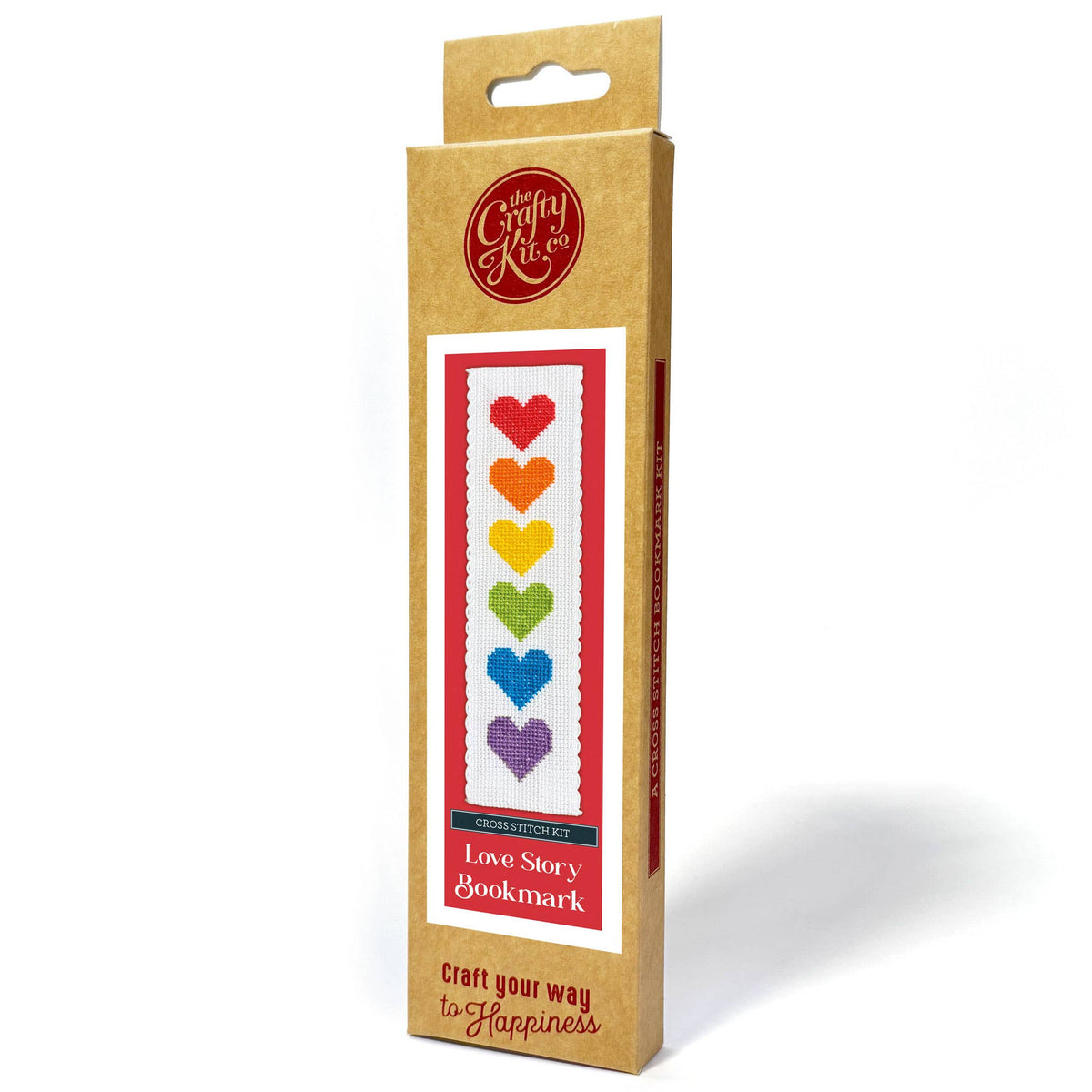 The Crafty Kit Company - Love Story Cross Stitch Bookmark Kit
