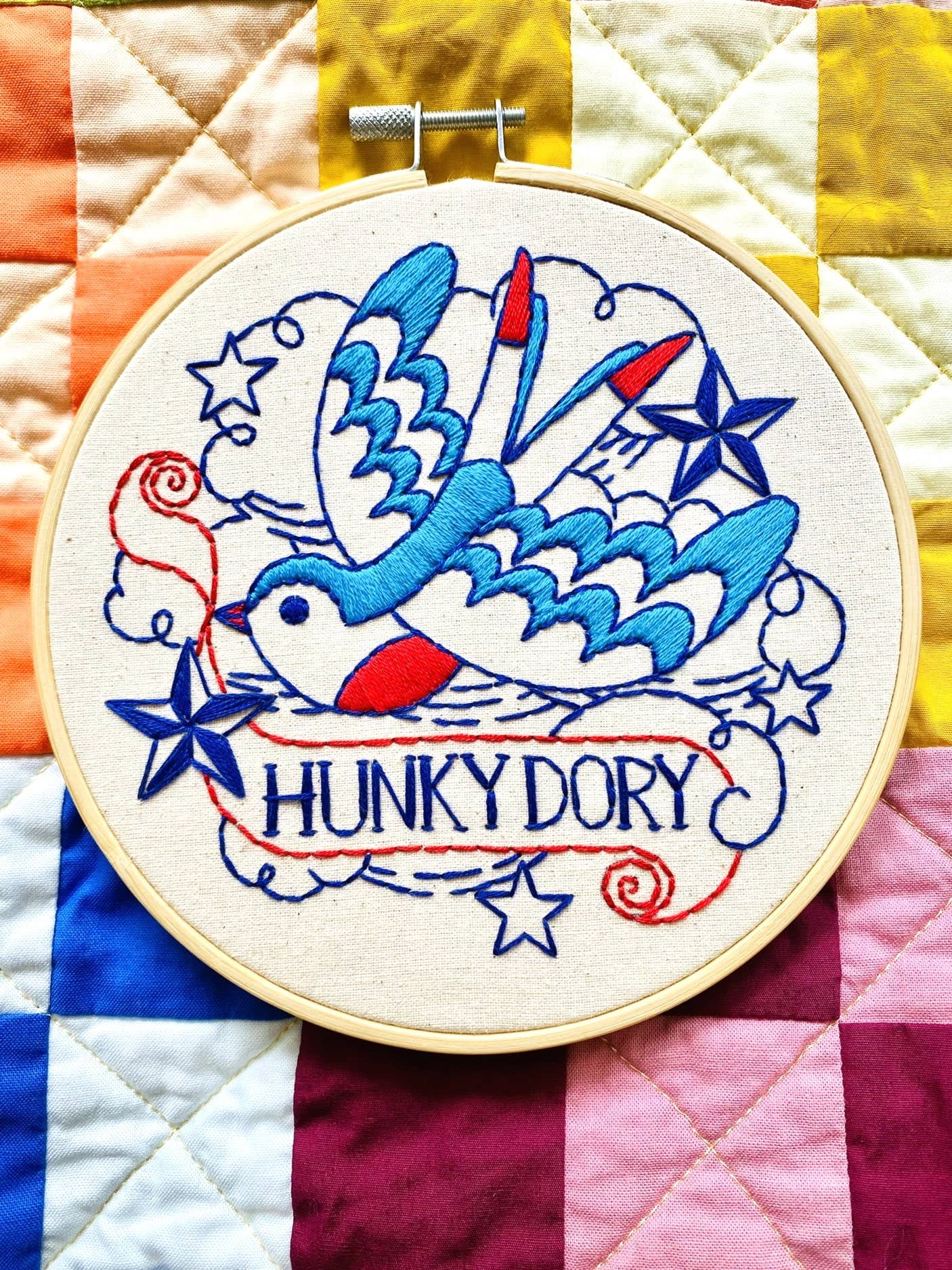 Hook, Line & Tinker Hunky Dory Embroidery Kit