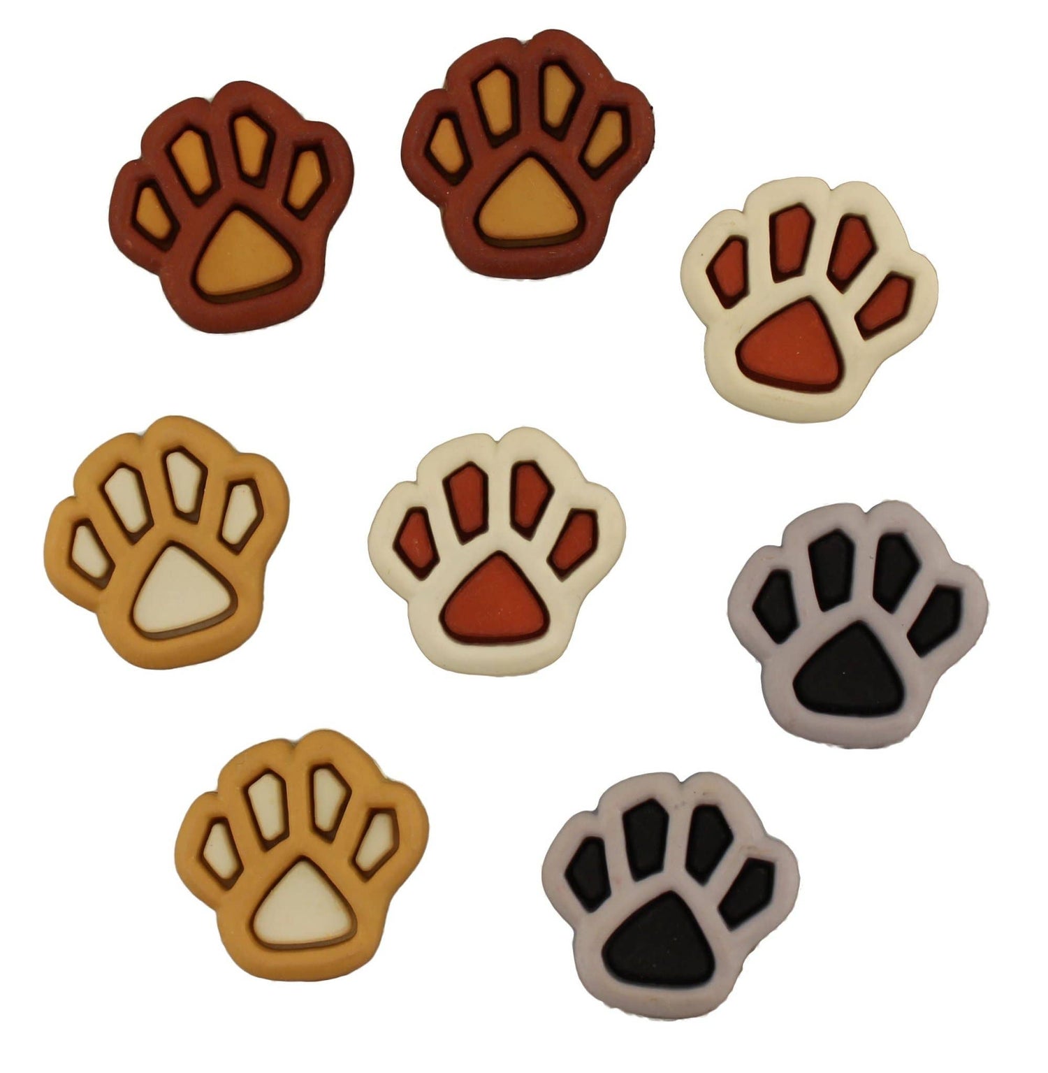 Buttons Galore & More - Paw Prints - Buttons Galore and More Craft & Sewing Buttons