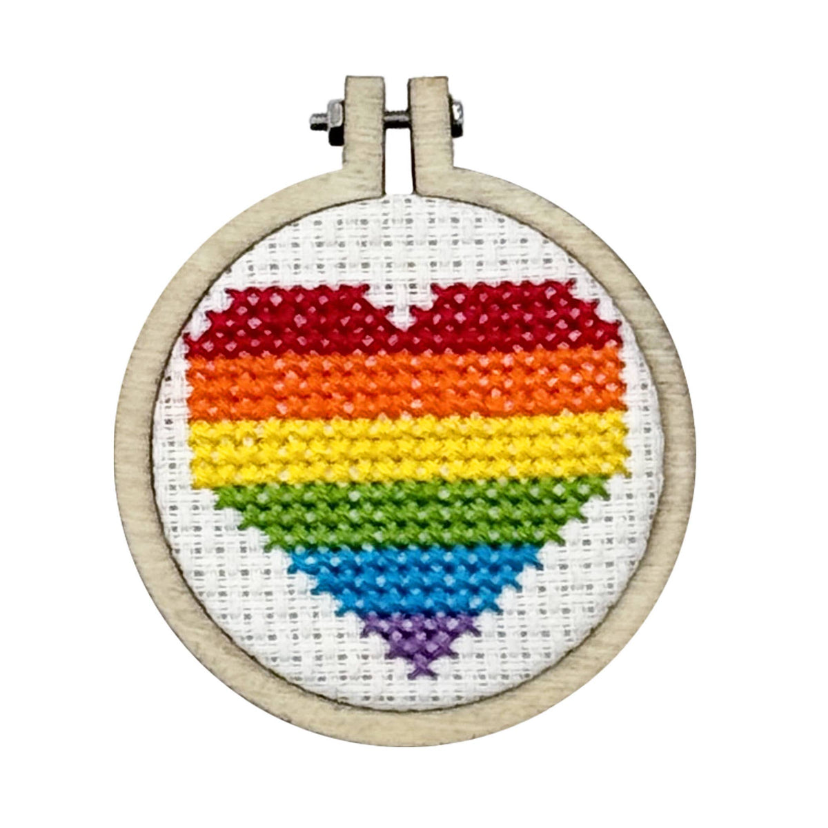 The Crafty Kit Company - No Labels, Just Love Mini Matchbox Cross Stitch Kit