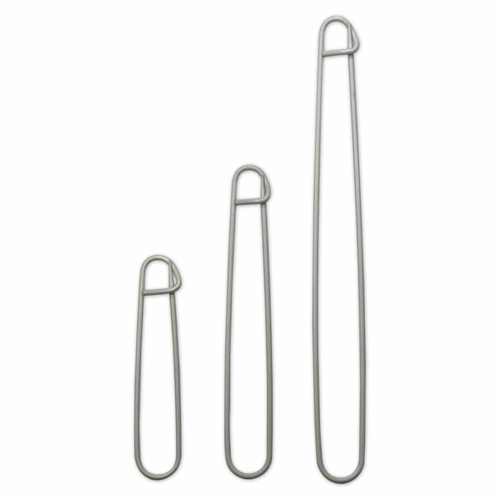 UNIQUE KNITTING Stitch Holders in Assorted Sizes - 6 pcs.