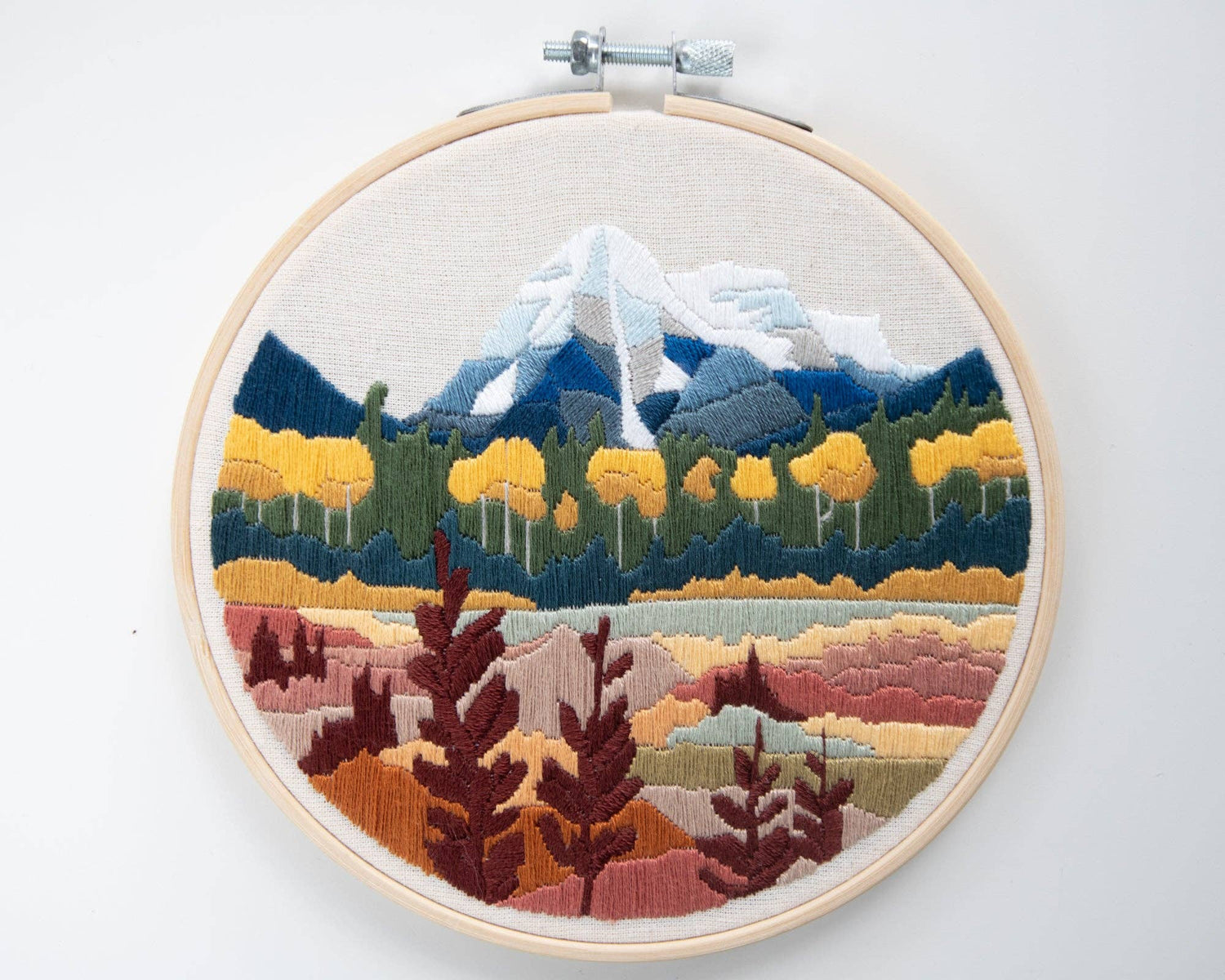 Angiels Art Mount Robson Autumn DIY Embroidery Kit