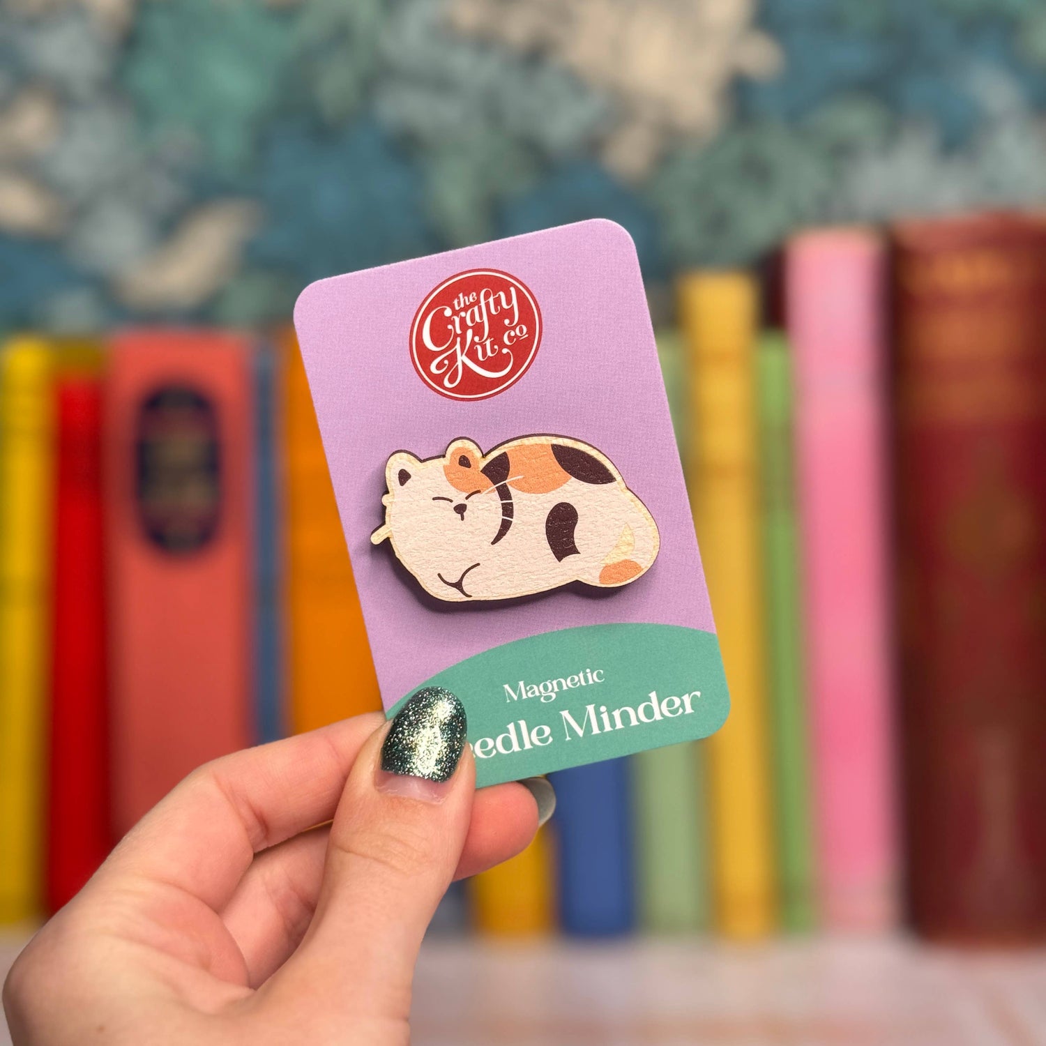 The Crafty Kit Company - Cat Needle Minder - Calico