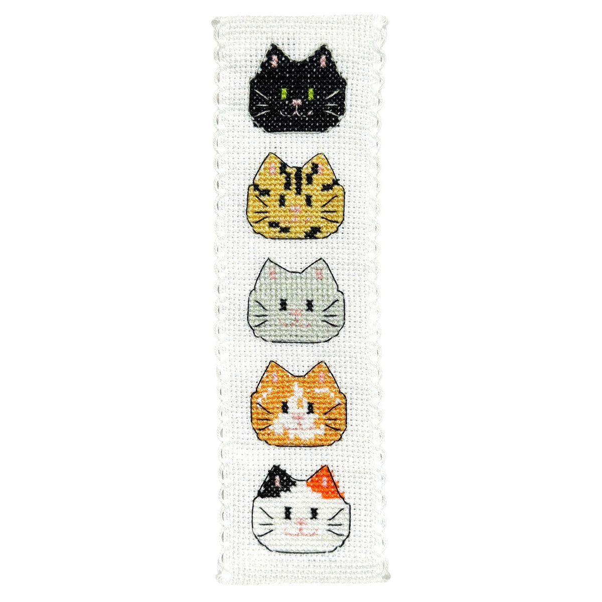 The Crafty Kit Company - Kitty Cats Cross Stitch Bookmark Kit