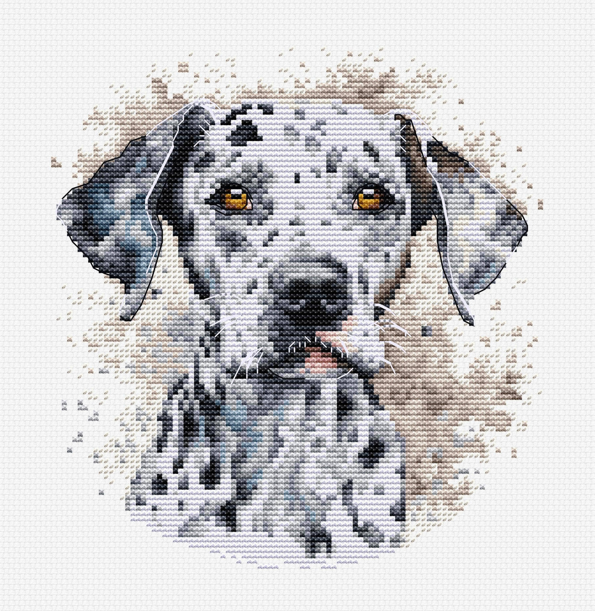 Luca-S Group - Cross Stitch Kit with Hoop Included Luca-S - The Dalmatian, BC208