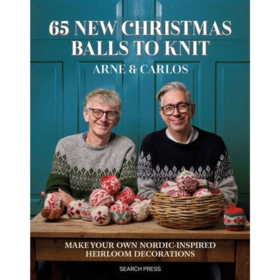 Arne and Carlos 65 New Christmas Balls to Knit Pattern Book (English)