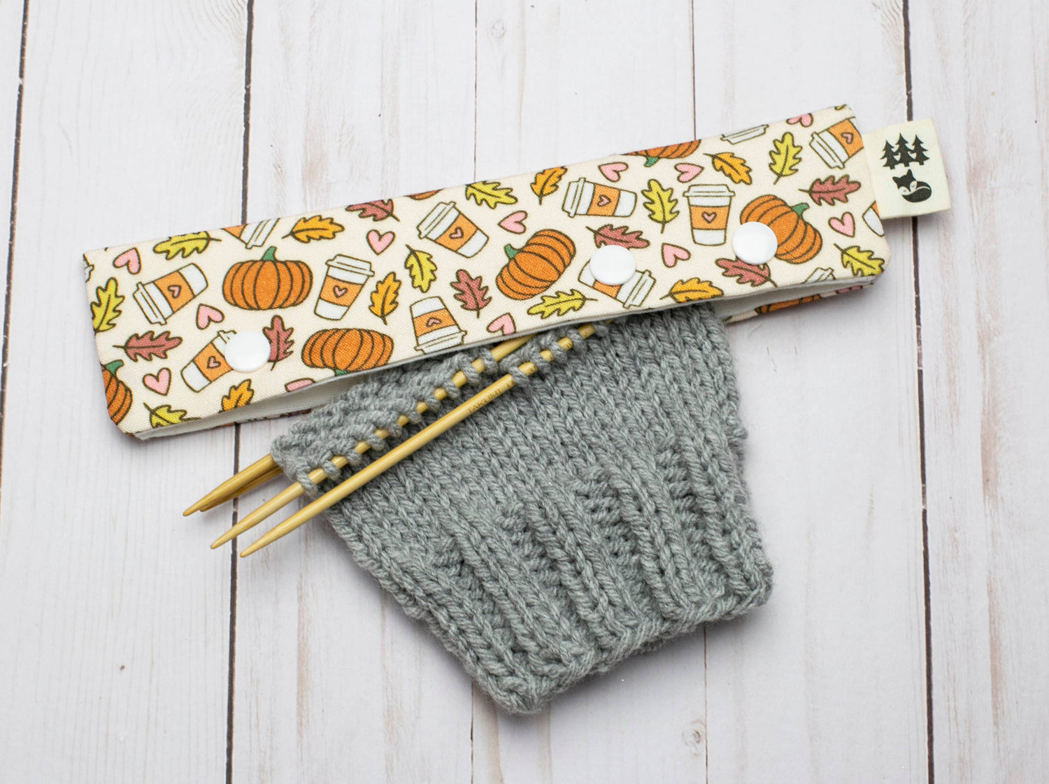 Fox & Pine Stitches Fall Flavors DPN Holder