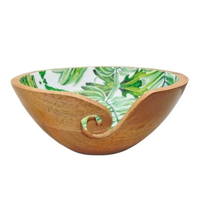 Beech Enamel Coated Wood Yarn Bowl - Large