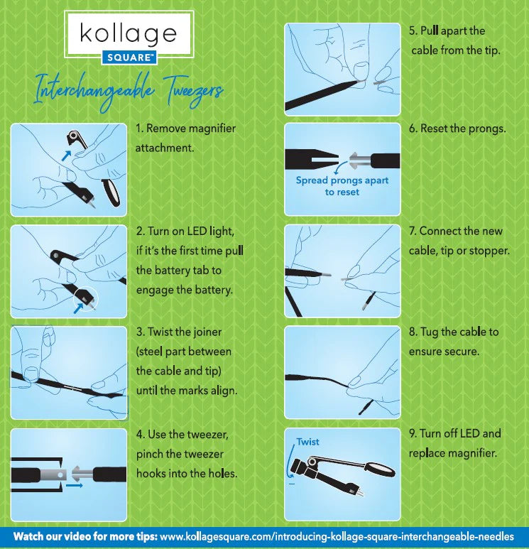 Kollage Square Interchangeable Connecting Tool