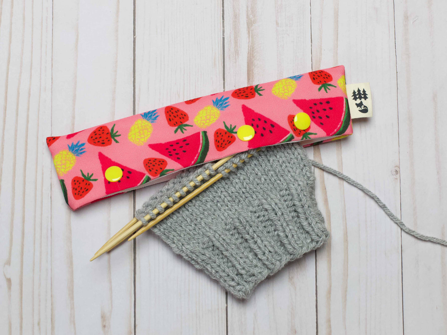 Fox & Pine Stitches Wild Watermelon DPN Holder