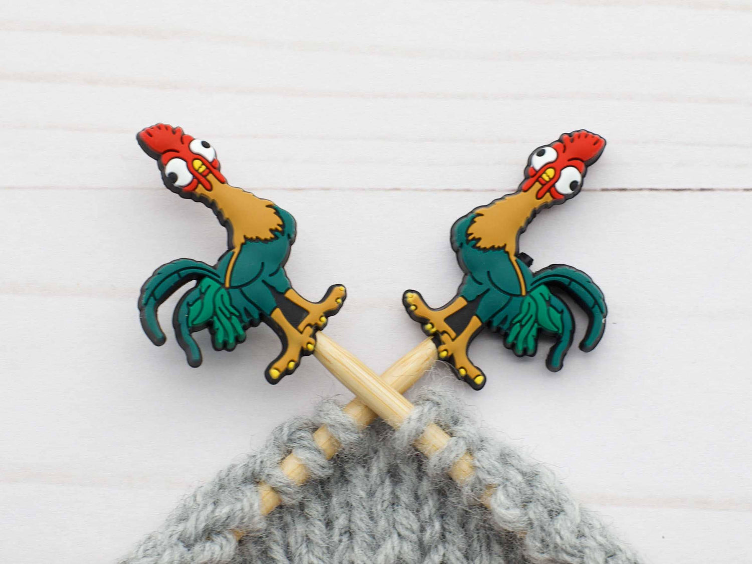 Fox & Pine Stitches Rooster Stitch Stoppers