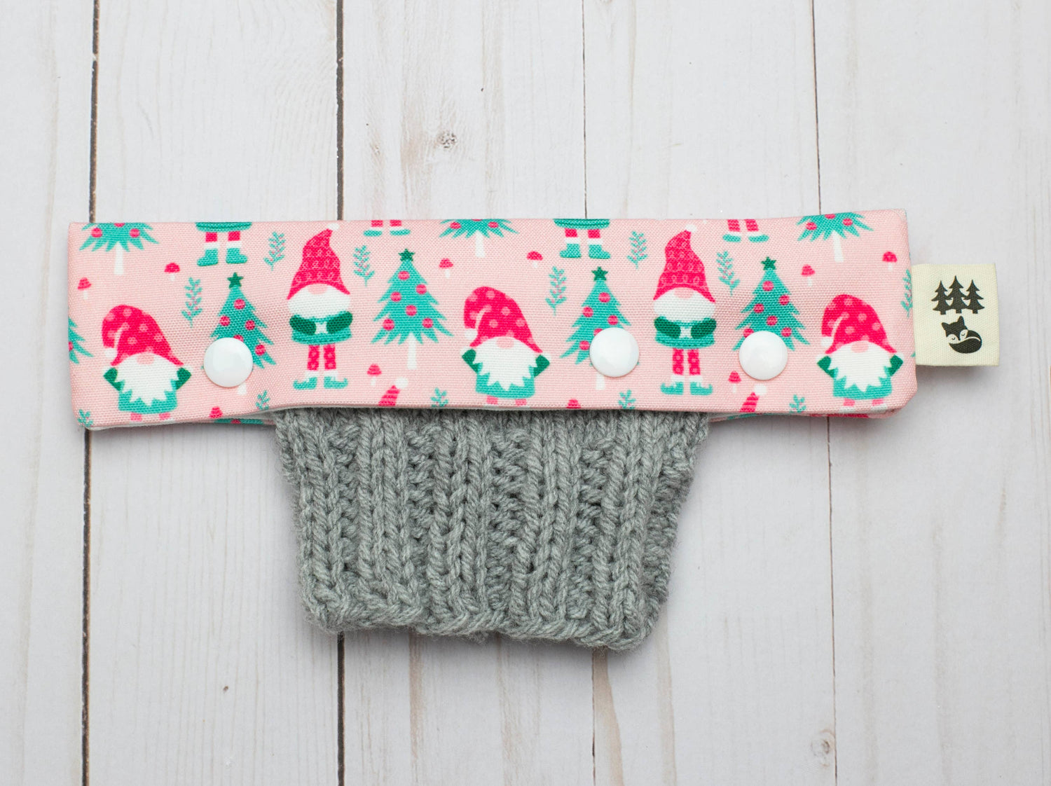 Fox & Pine Stitches Festive Gnome DPN Holder