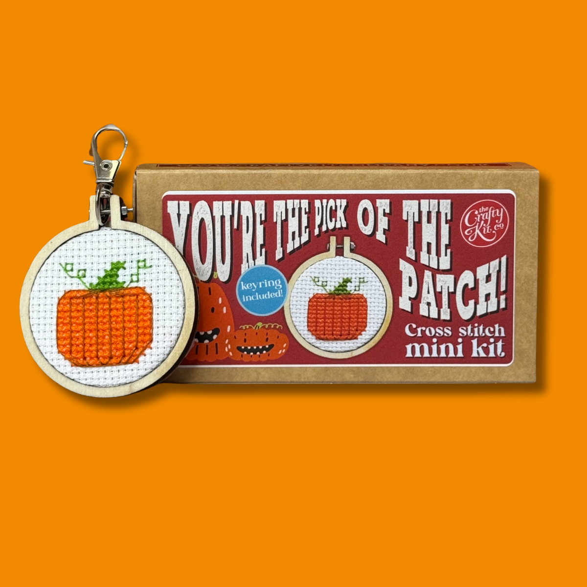 The Crafty Kit Company - Pick of the patch! Mini Matchbox Cross Stitch Kit