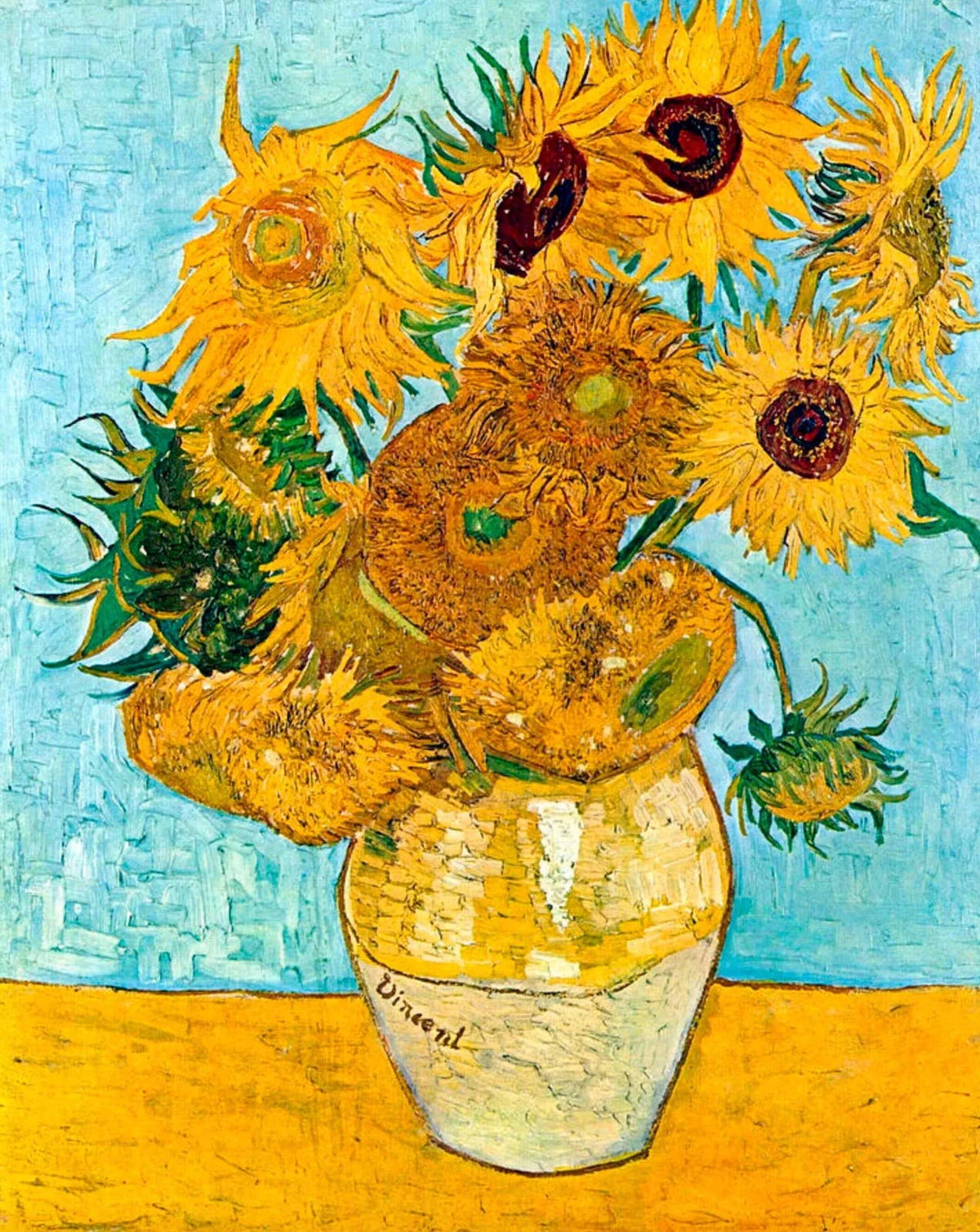 The Crafty Kit Company - Van Gogh's Sunflower Mini Matchbox Cross Stitch Kit