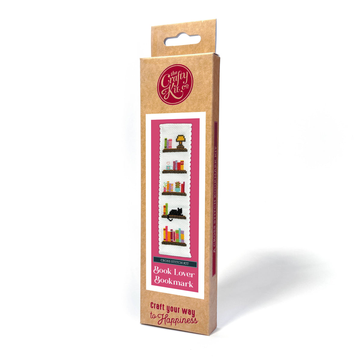 The Crafty Kit Company - Book Lover Cross Stitch Bookmark Kit
