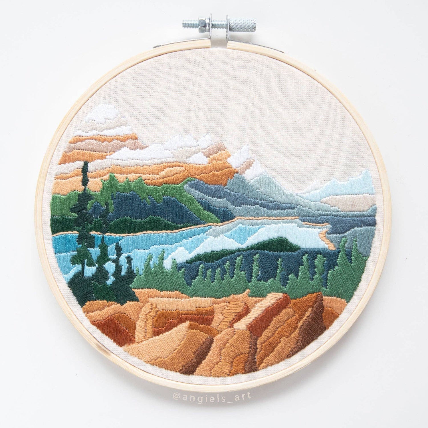 Angiels Art Peyto Lake DIY Embroidery Kit