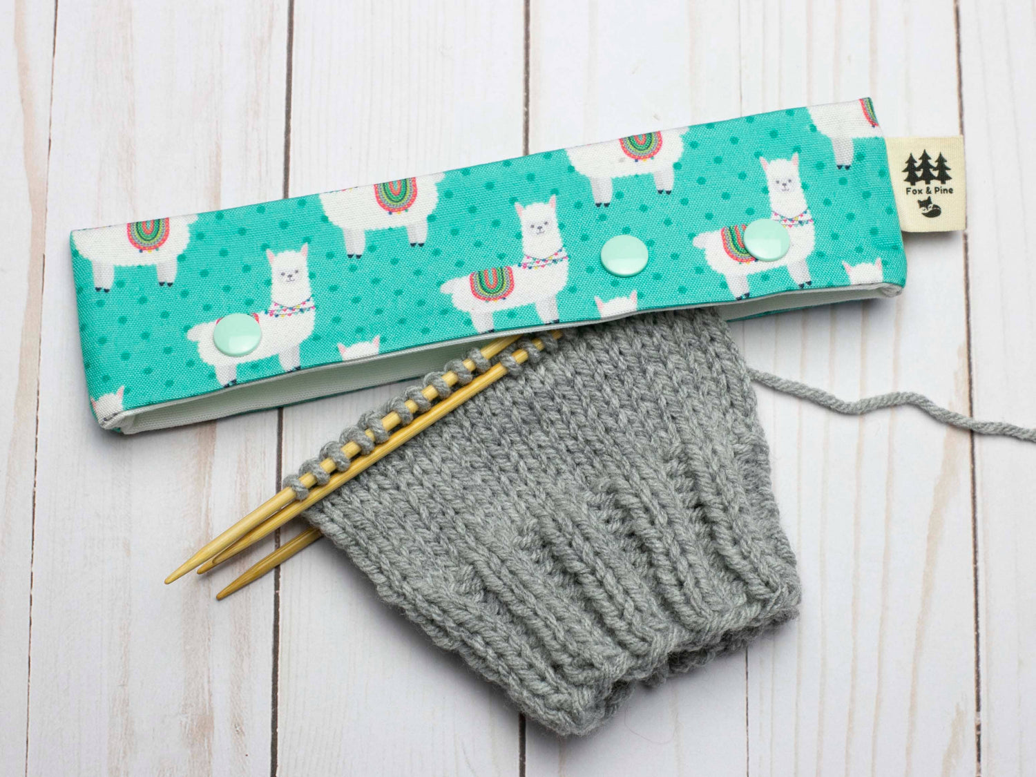 Fox & Pine Stitches Lovely Llama DPN Holder