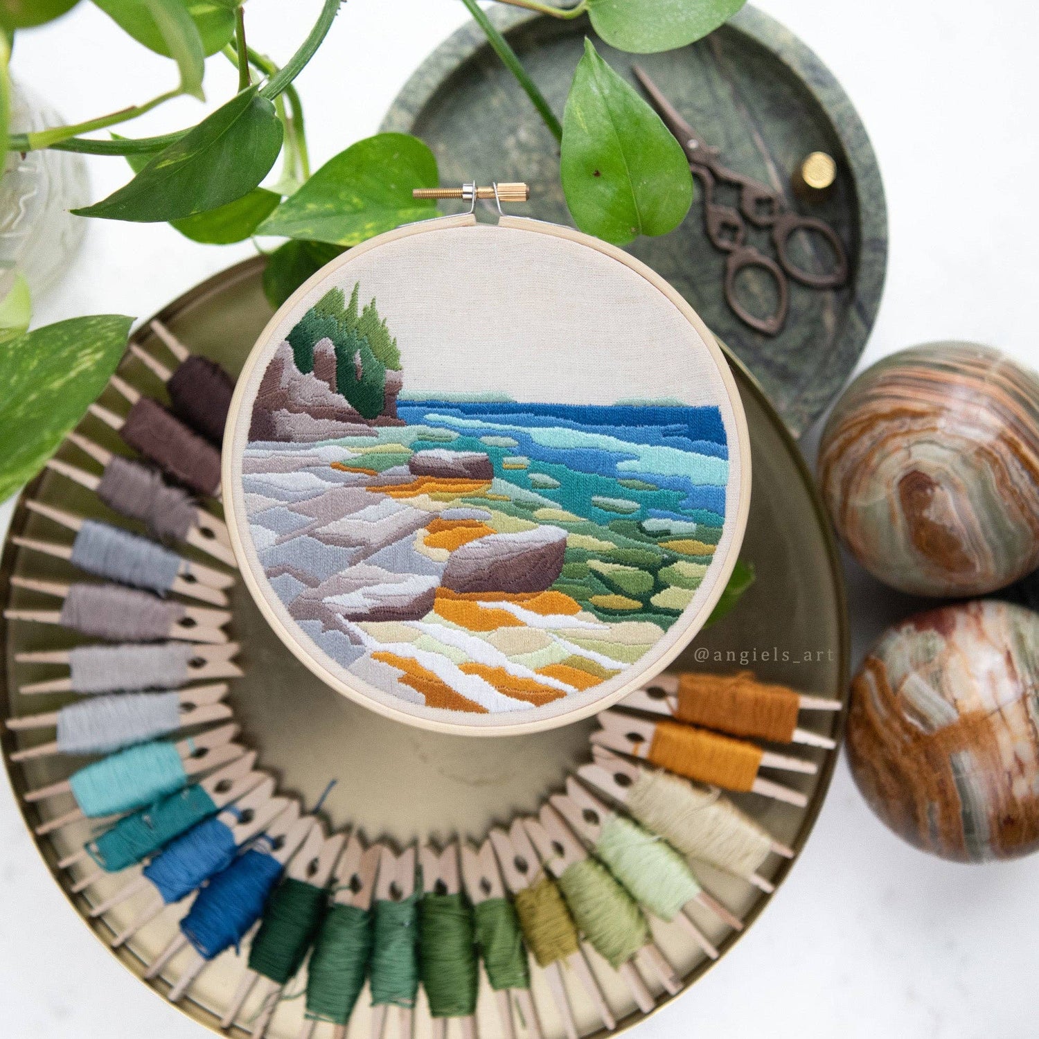 Angiels Art - Bruce Peninsula DIY Embroidery Kit