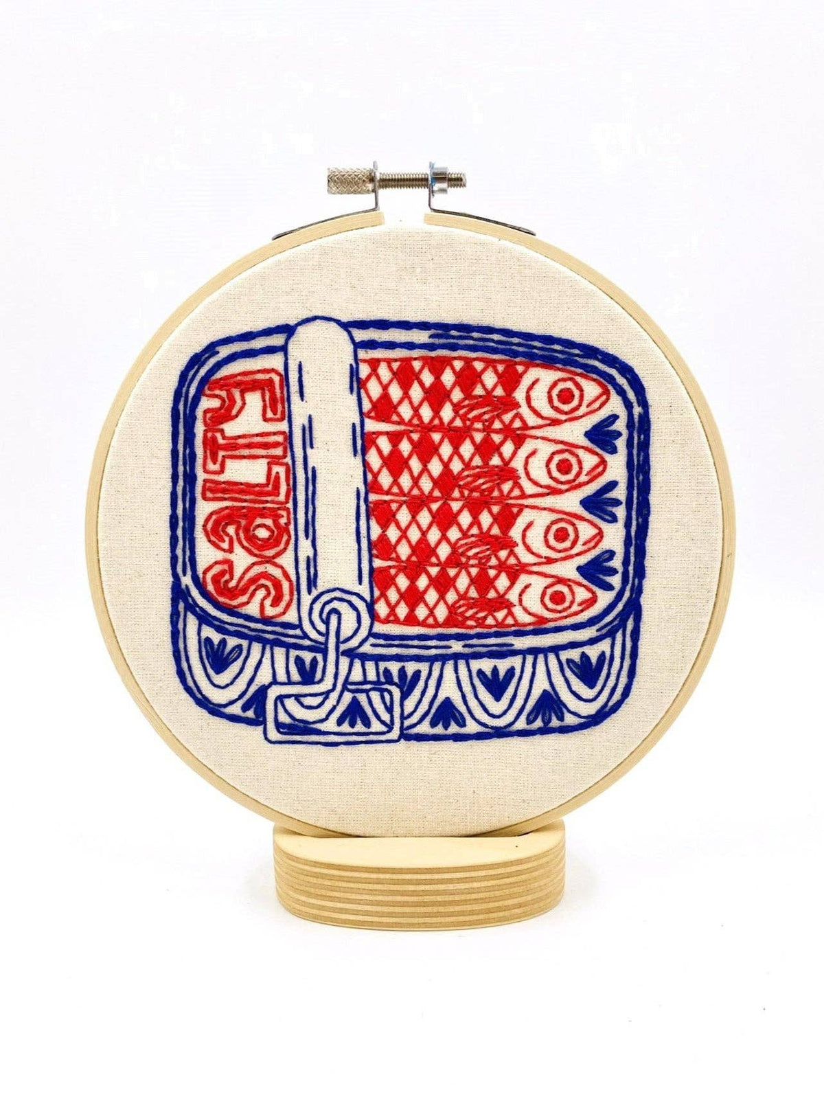 Hook Line & Tinker Canada - Sardines Complete Embroidery Kit