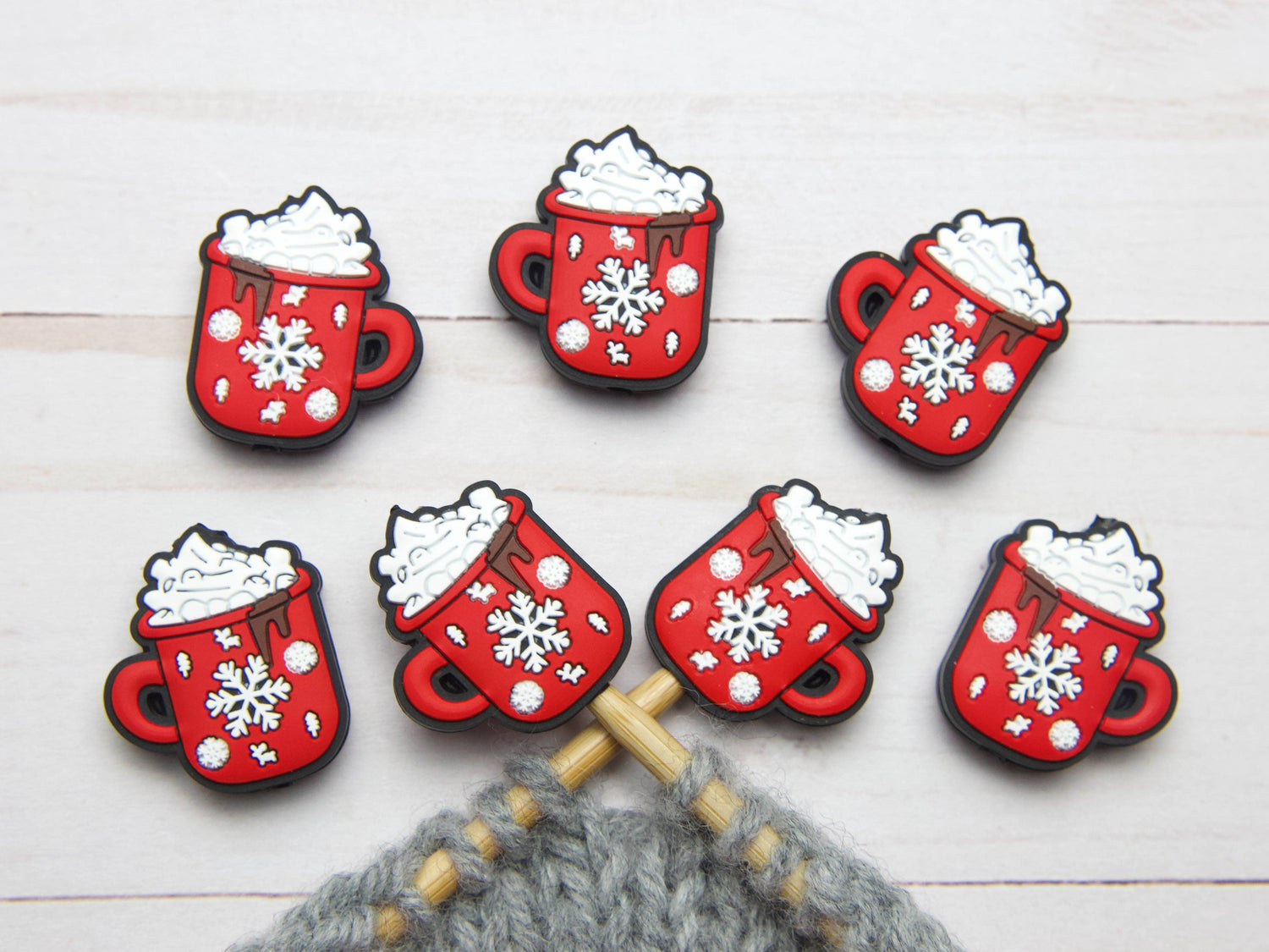 Fox & Pine Stitches Holiday Cocoa Stitch Stoppers