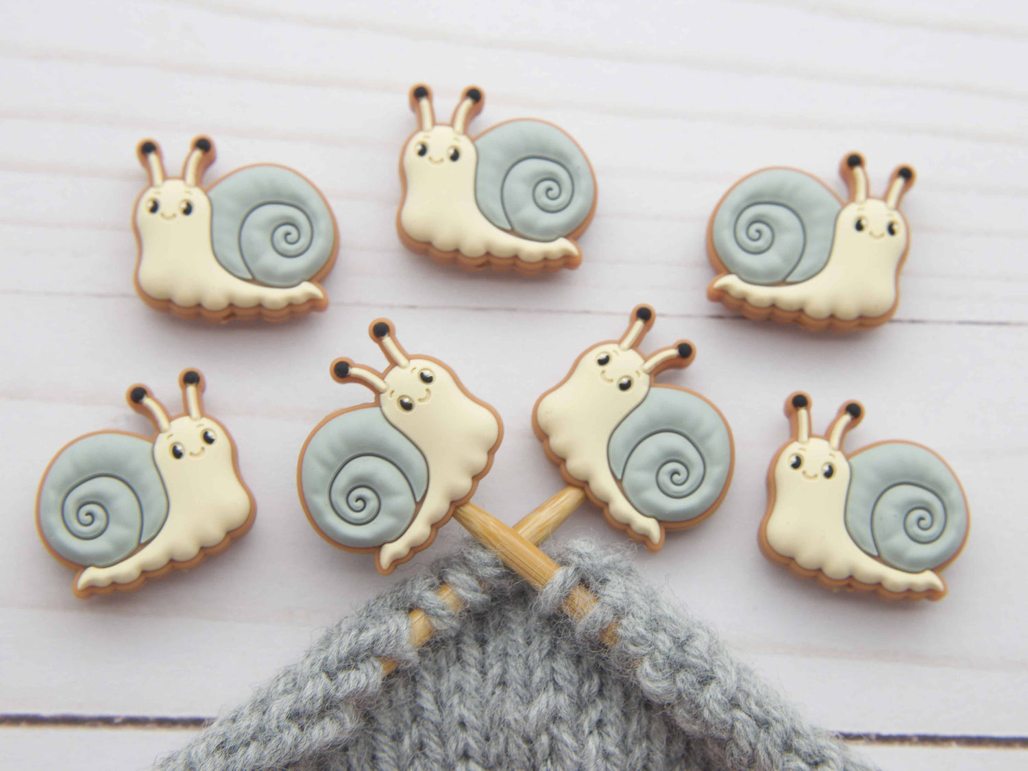 Fox & Pine Stitches - Snail | Stitch Stoppers