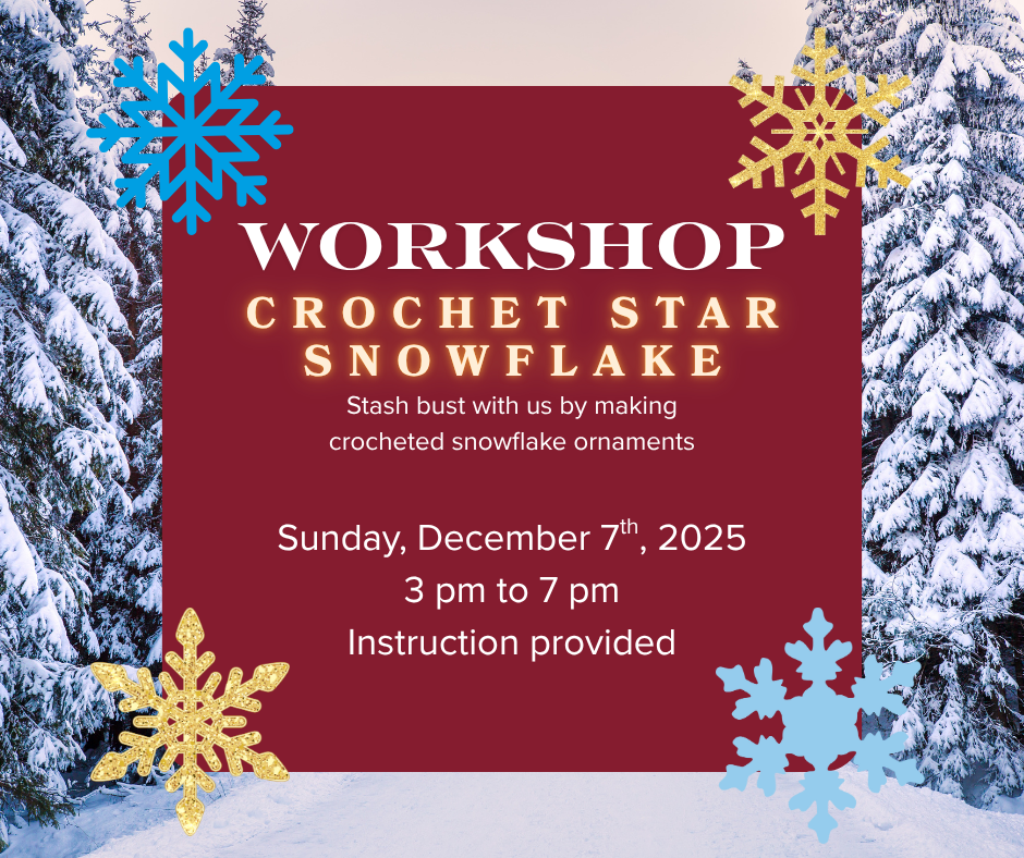Crochet Snowflake Ornament Workshop