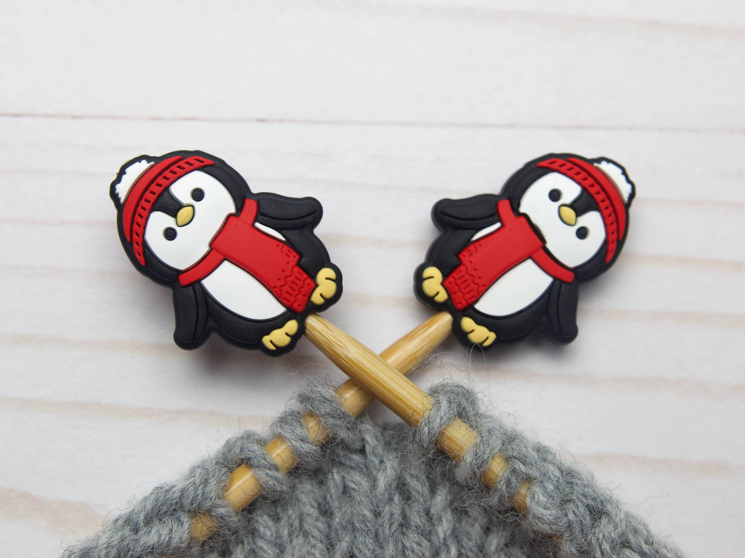 Fox & Pine Stitches Winter Penguin Stitch Stoppers