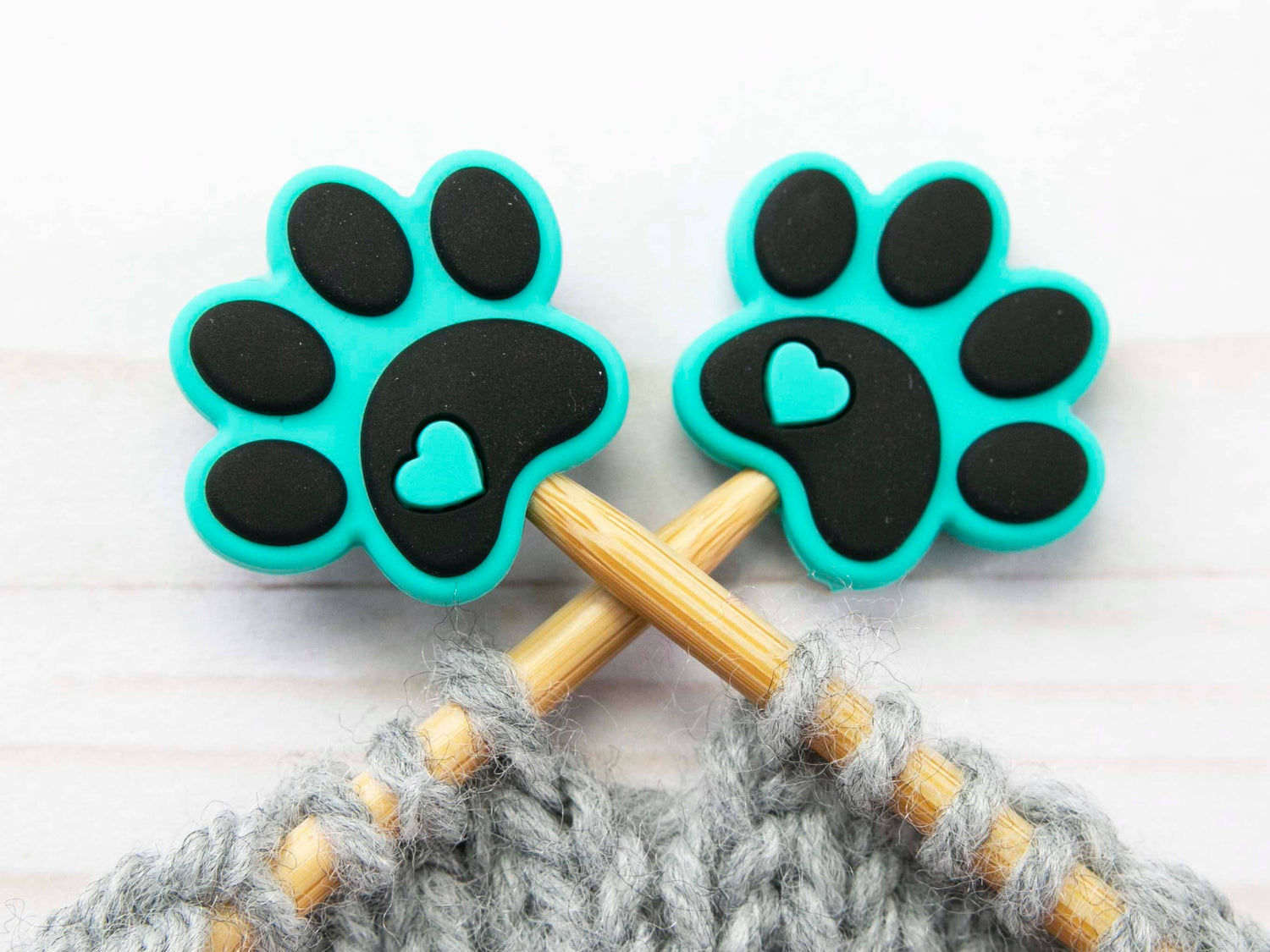 Fox & Pine Stitches - Patte Turquoise | Bloque-Mailles