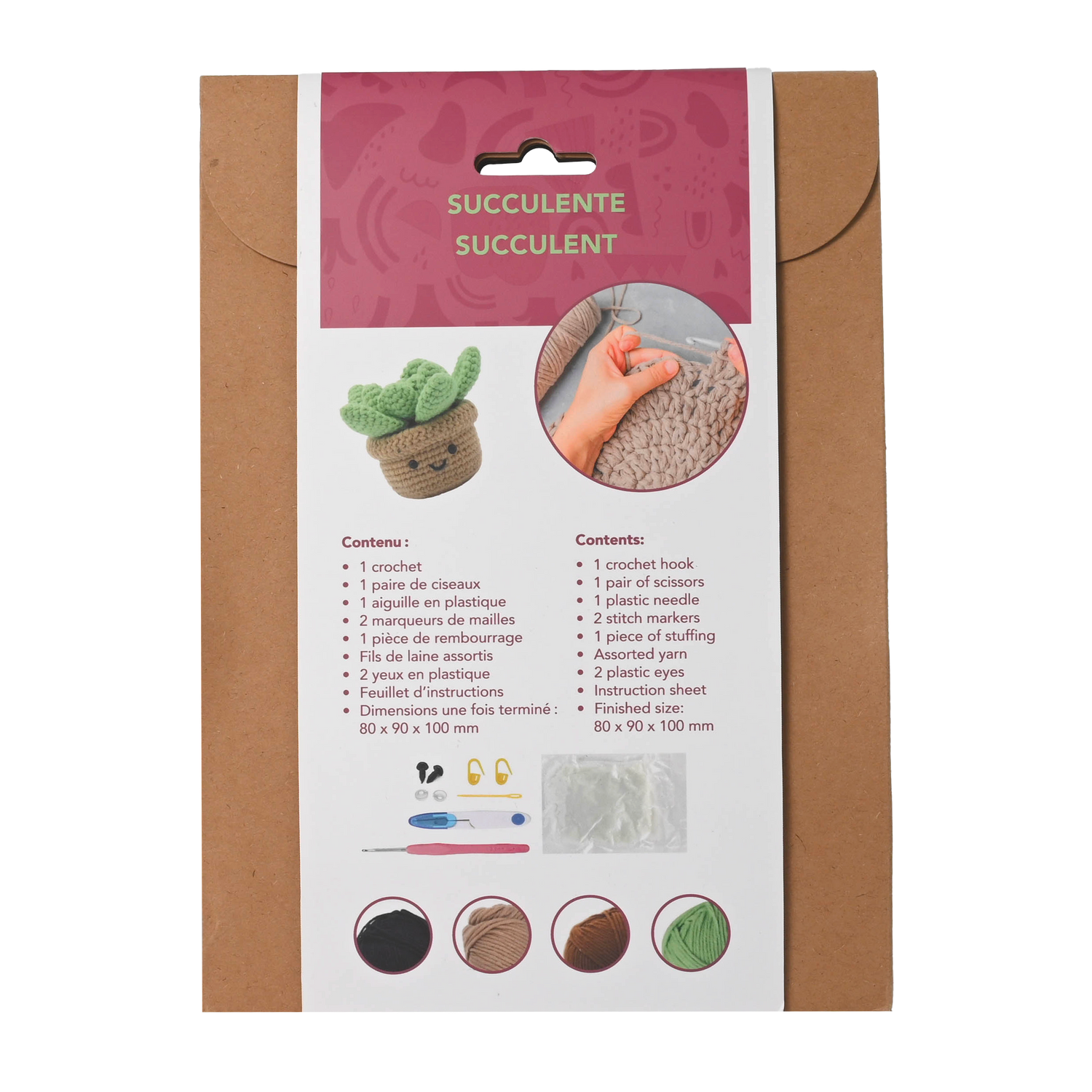 Pierre Belvedere - SUCCULENT DIY CROCHET KIT