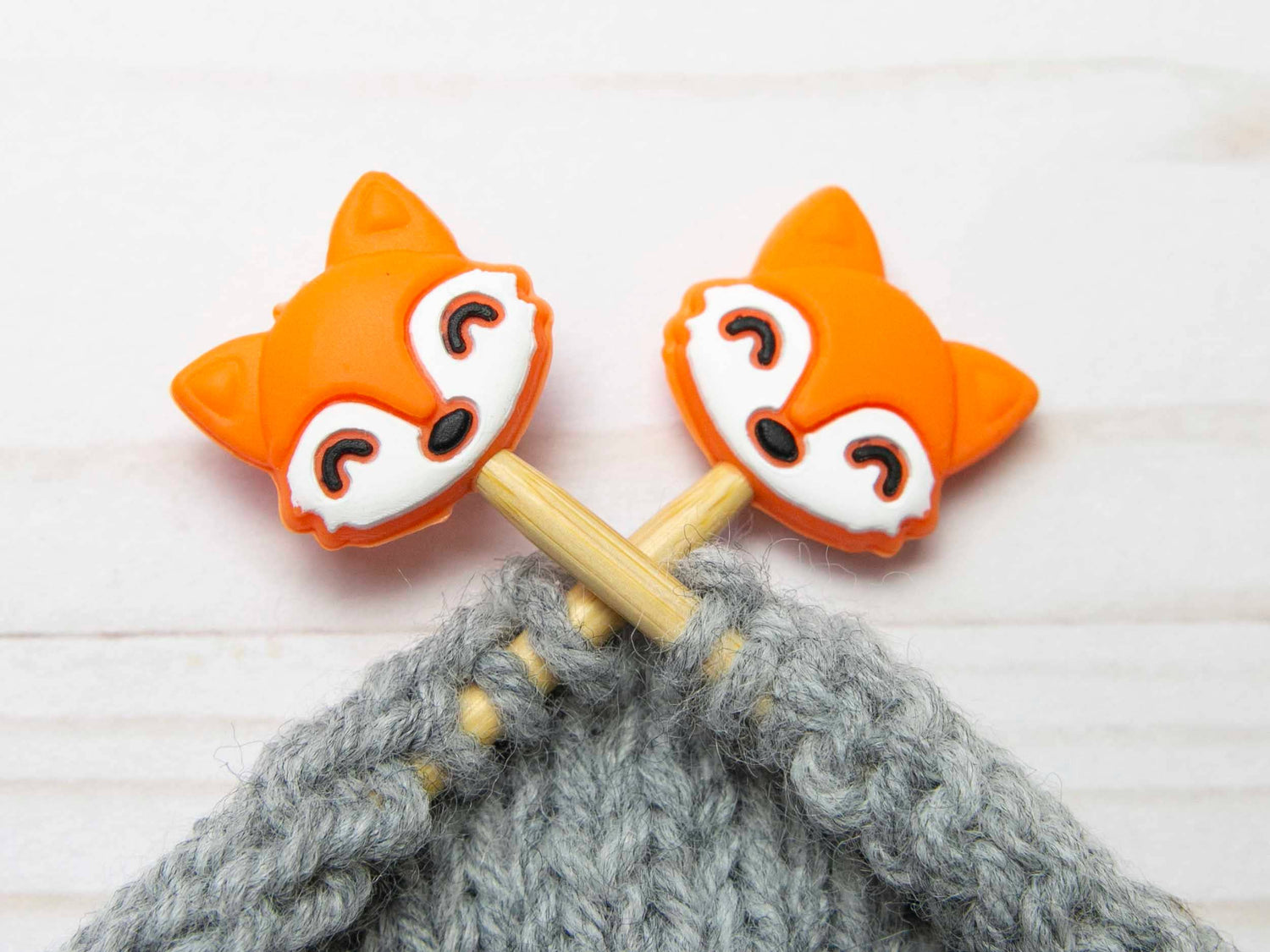 Fox & Pine Stitches Orange Fox Stitch Stoppers