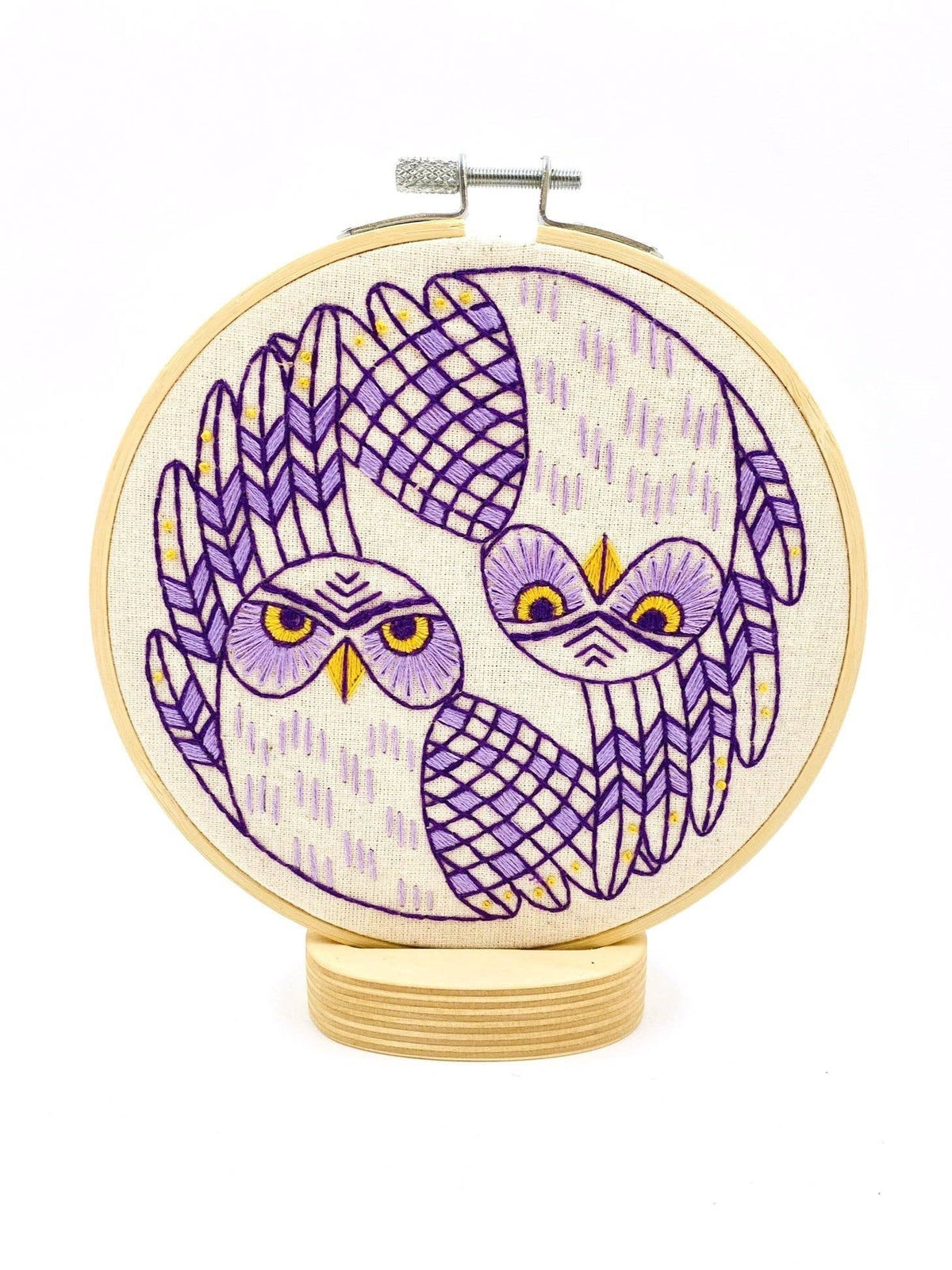 Hook Line & Tinker Canada - Burrowing Owls Complete Embroidery Kit