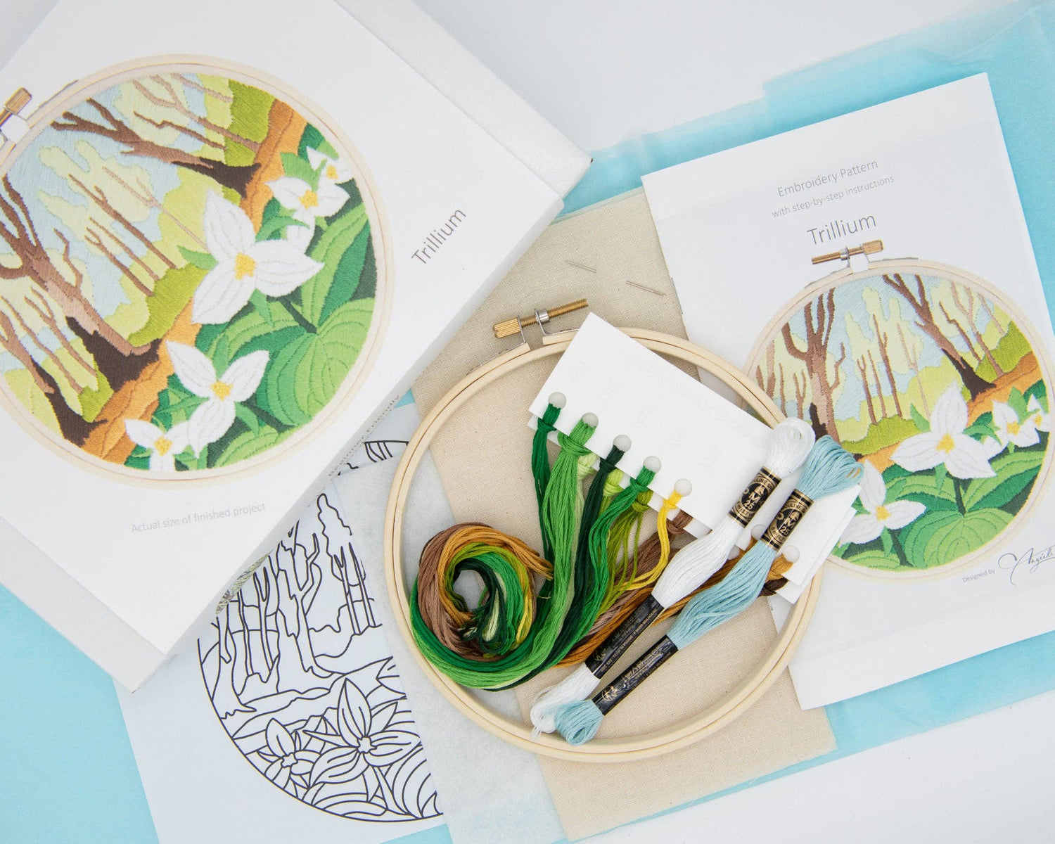 Angiels Art - Trillium DIY Embroidery Kit
